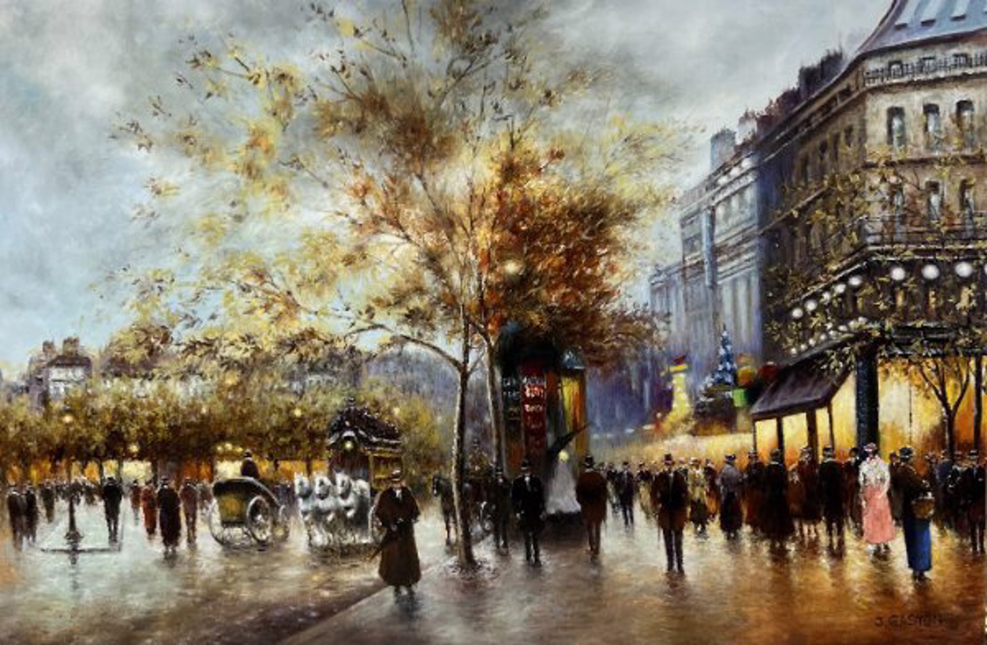 Champs Elysees by Jan Gaston