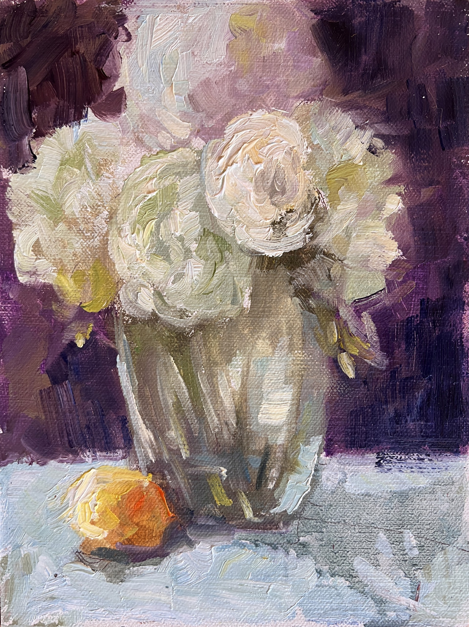 "Judy's Hydrangeas" original oil painting by Karen Hewitt Hagan