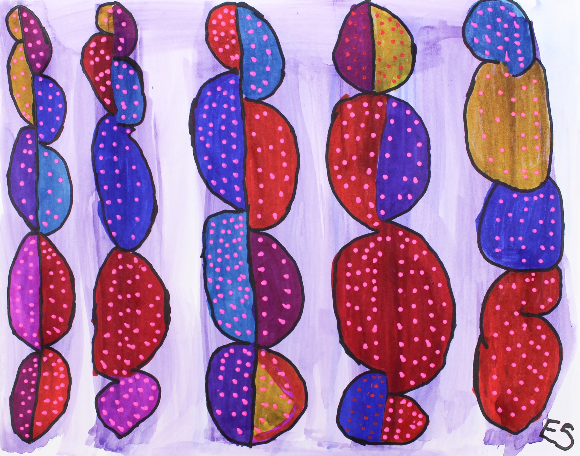 Polka Dot Trees by Eileen Schofield