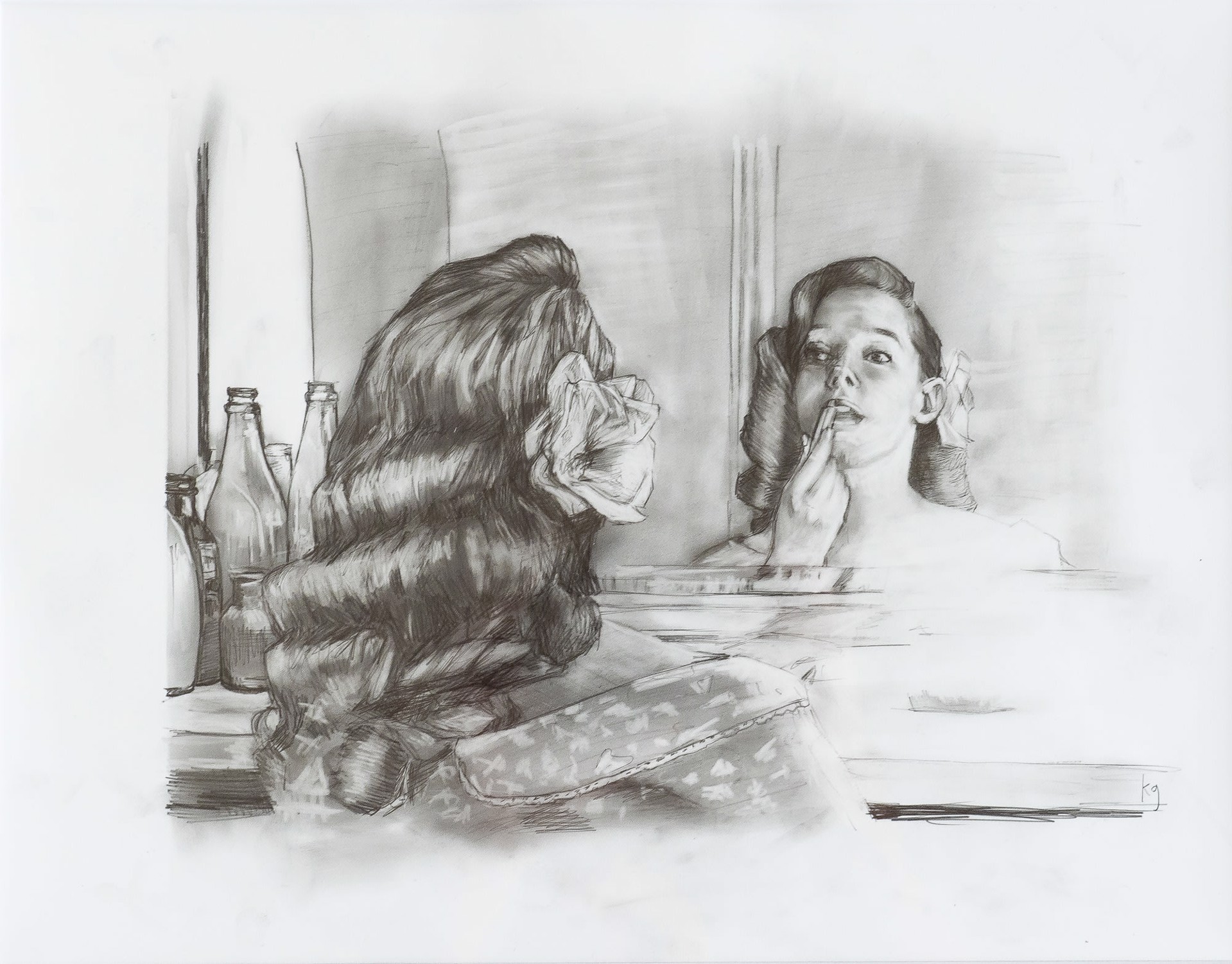 Mirror - study sketch by Kelly Grace