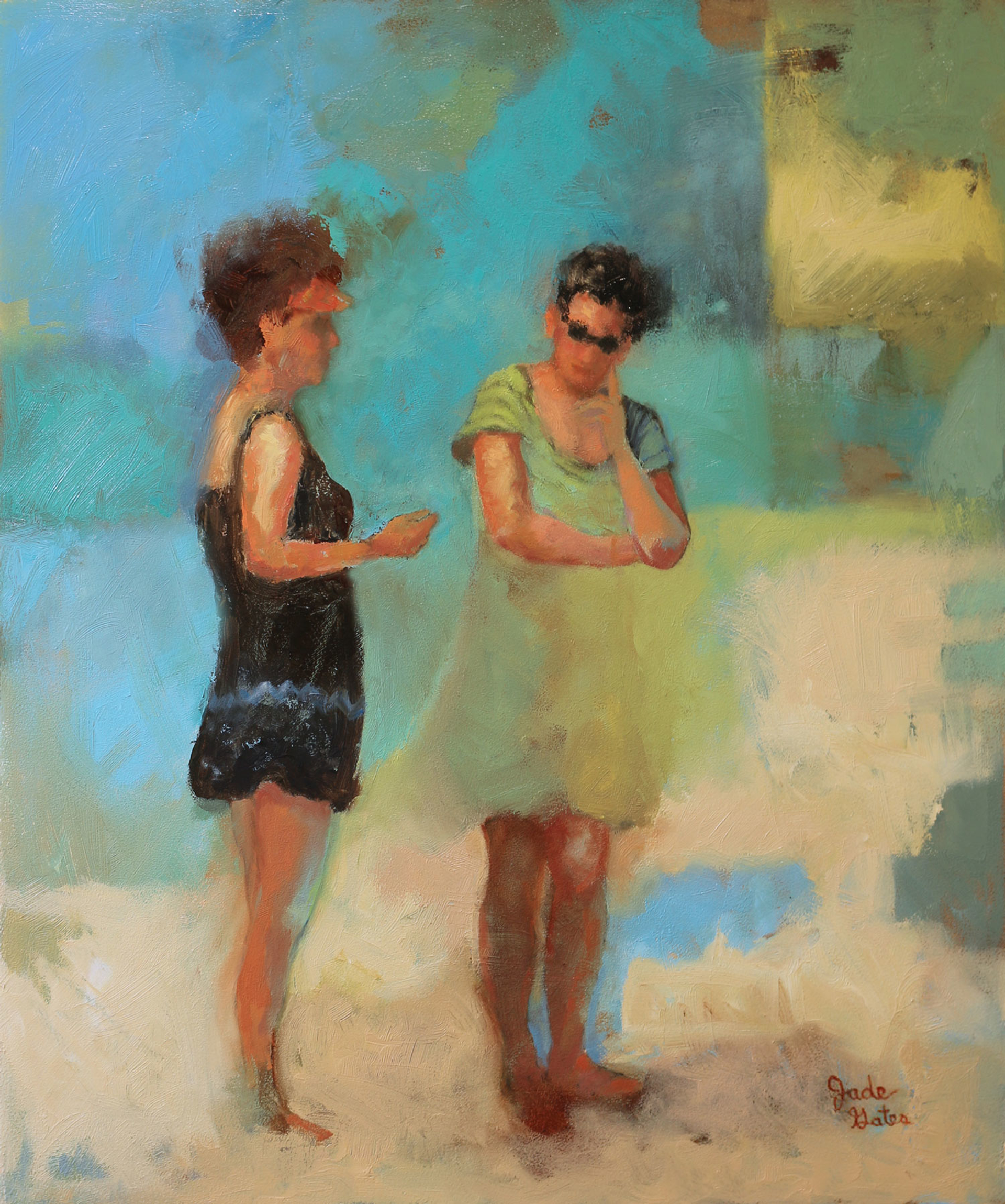 Conversation at the Shore by Jade Gates