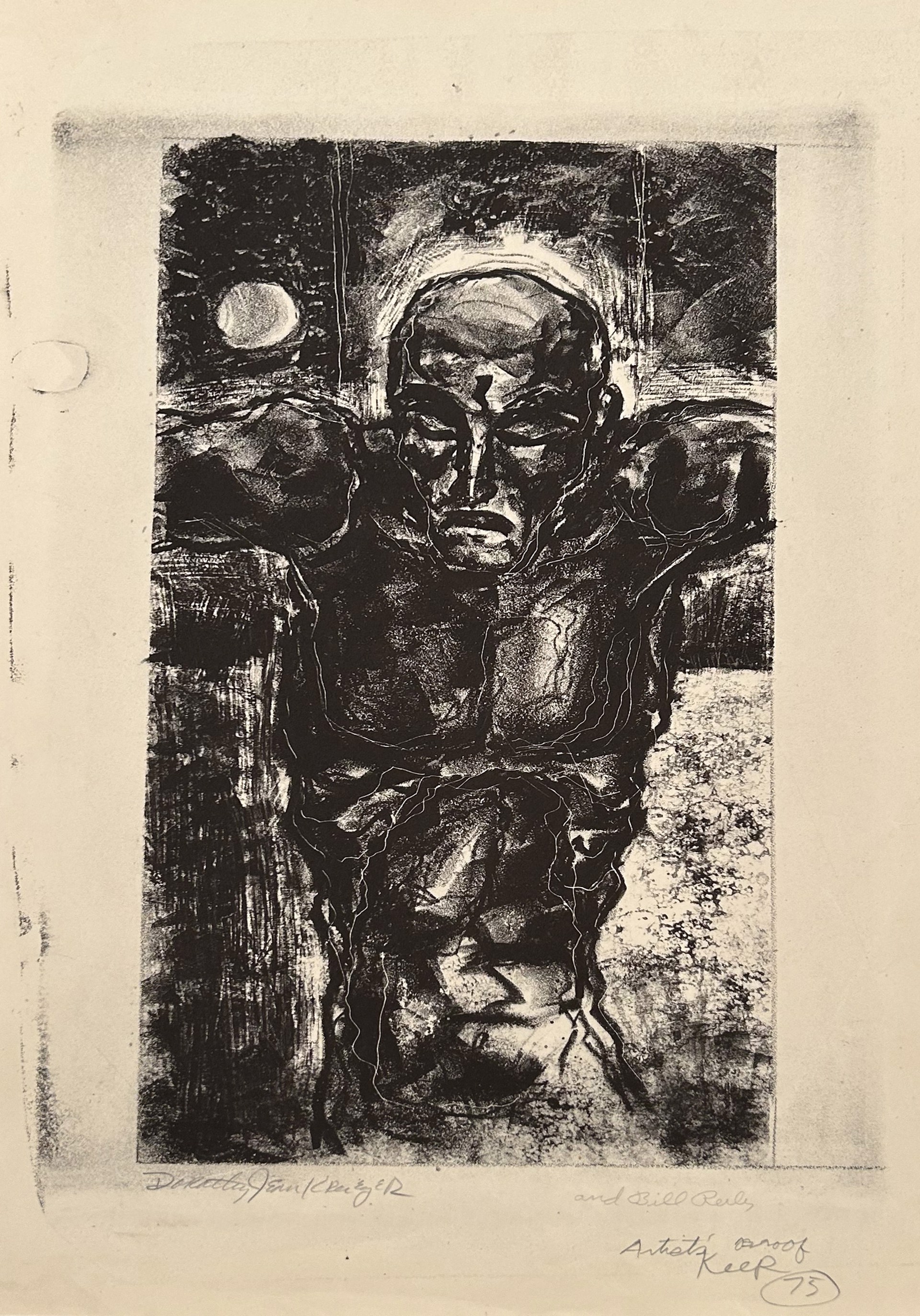 75. Untitled Figure (with Dorothy Jean Kreuger), Artist's Proof by Bill Reily Prints