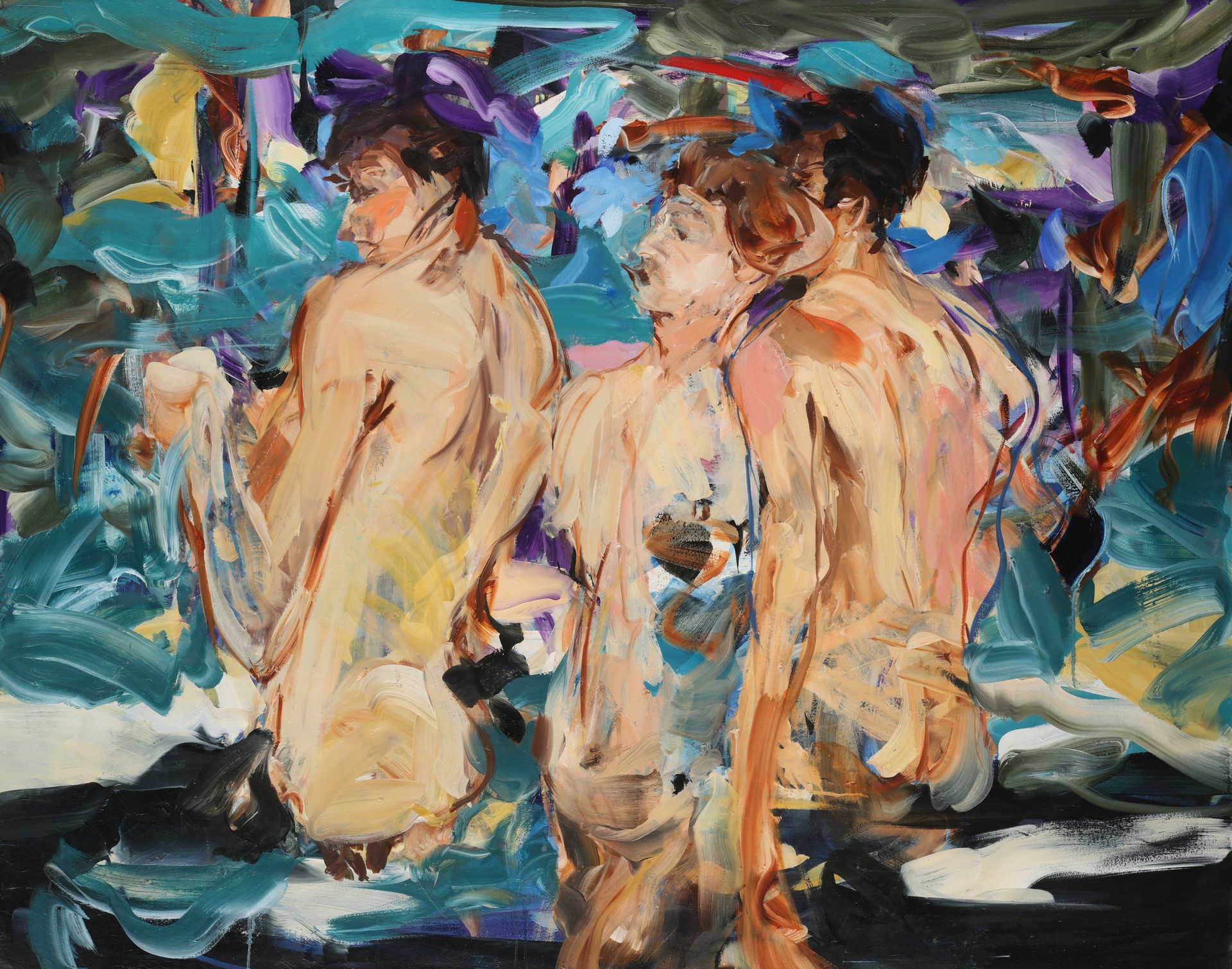 Bathers (After Degas) by Sherié Franssen