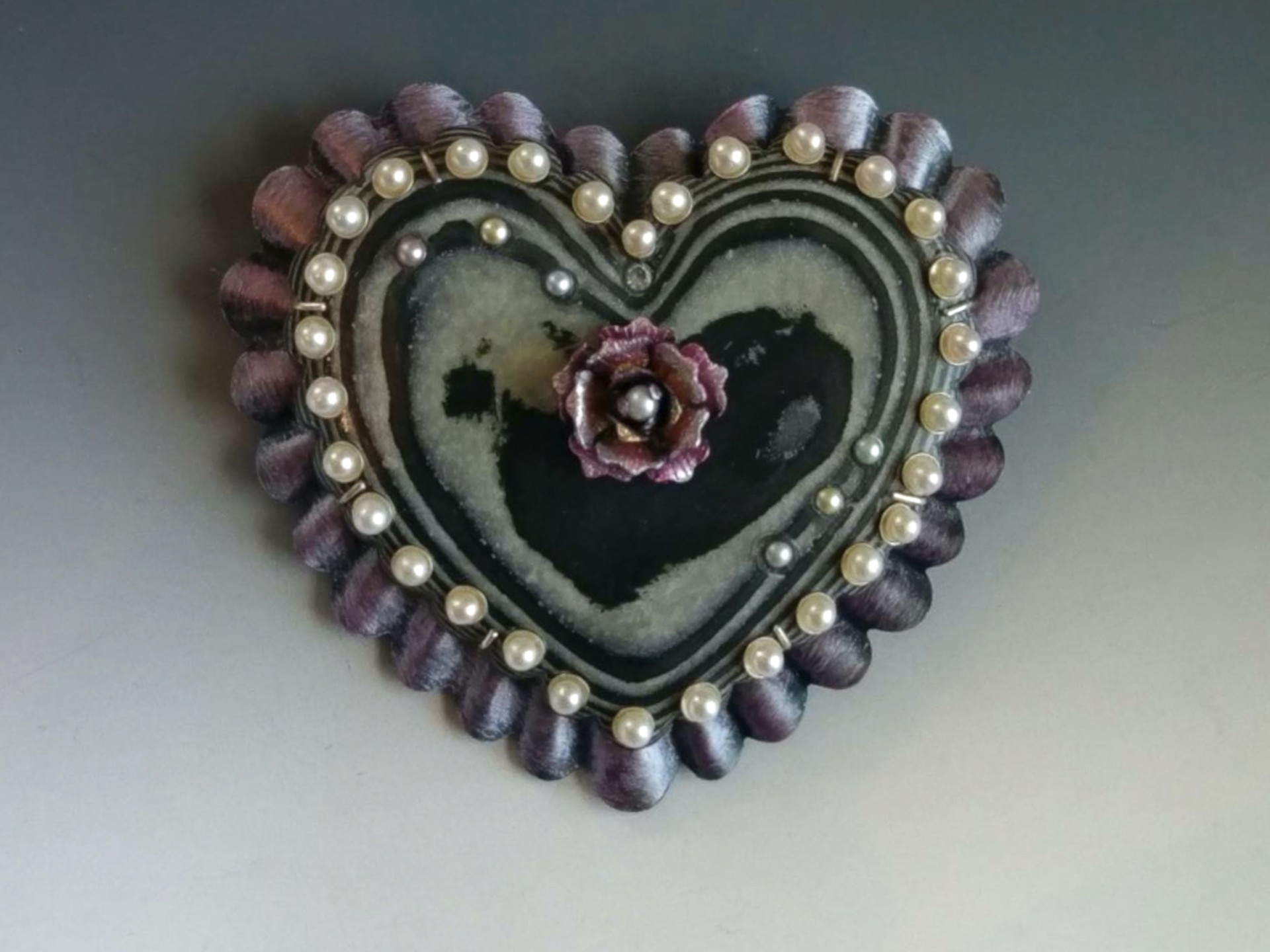 The Only Constant is Change: A Milagro for a Worried Heart (brooch) by Alison Pack