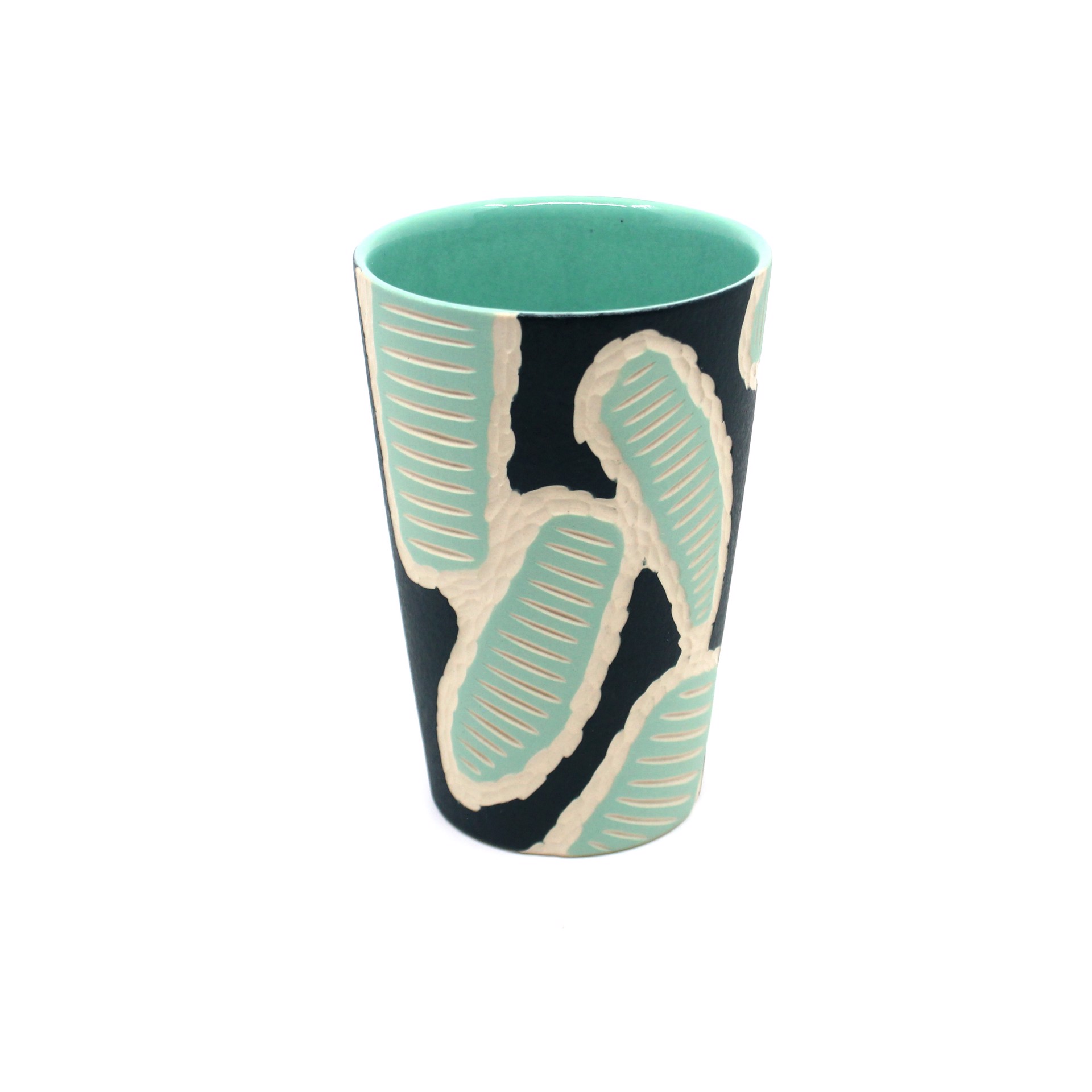Tall Cup (Green / Dark Green) by Chris Casey