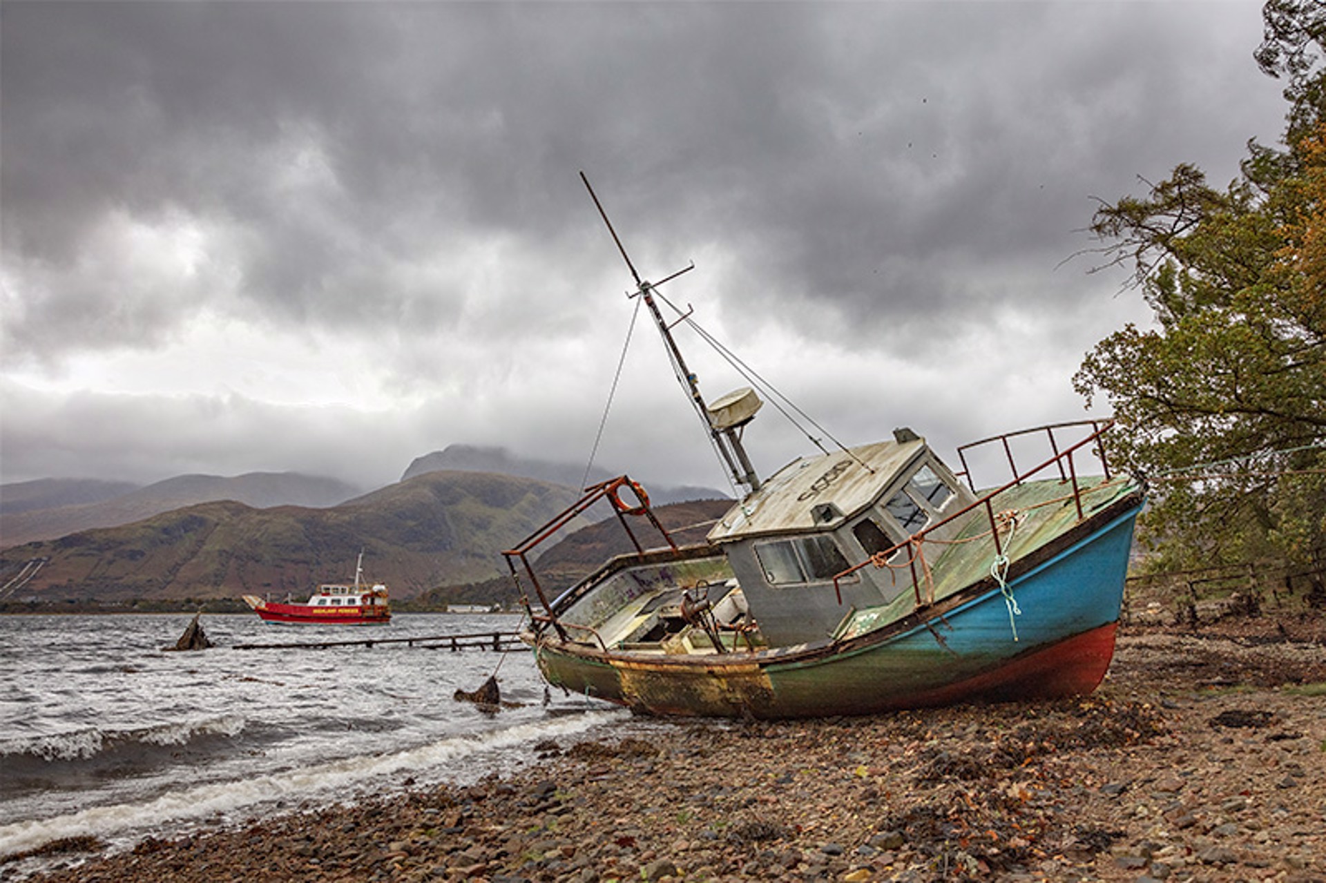 Beached, Treslaig, near Fort William by Jerry Park