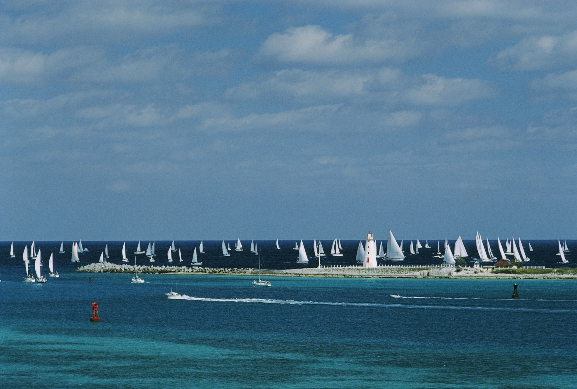Nassau Sailing by Slim Aarons