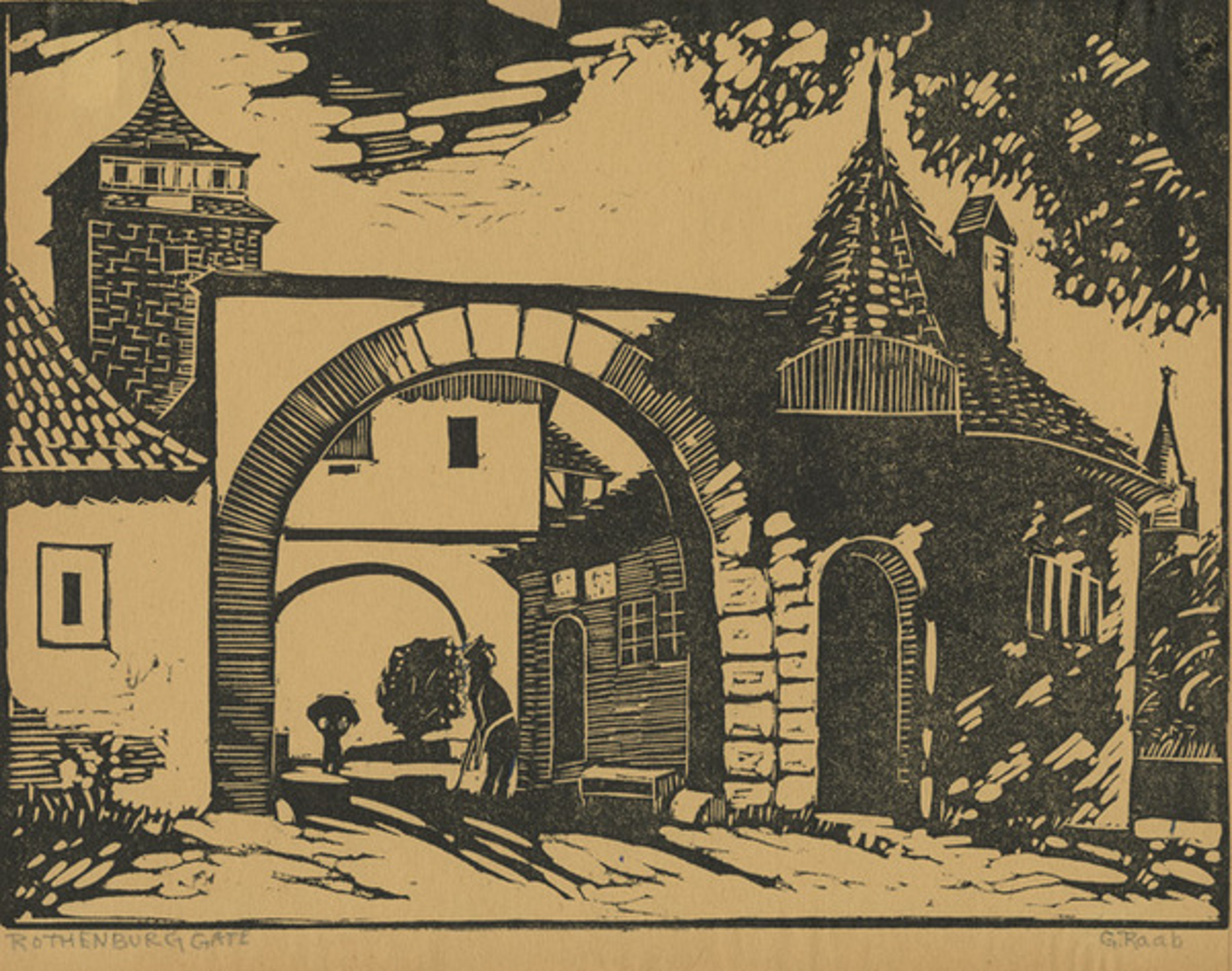 Rothenburg Gate by George Raab