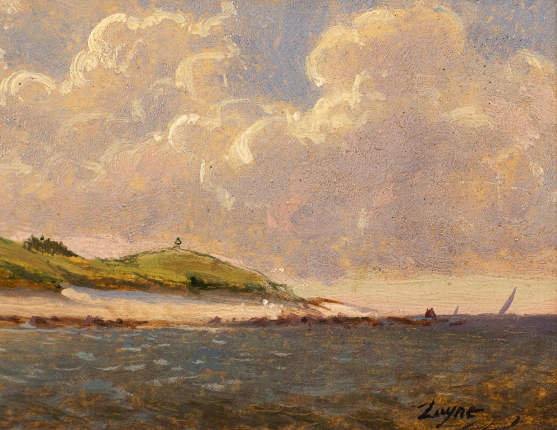 Beach Clouds/In the Bay by Peter Layne Arguimbau