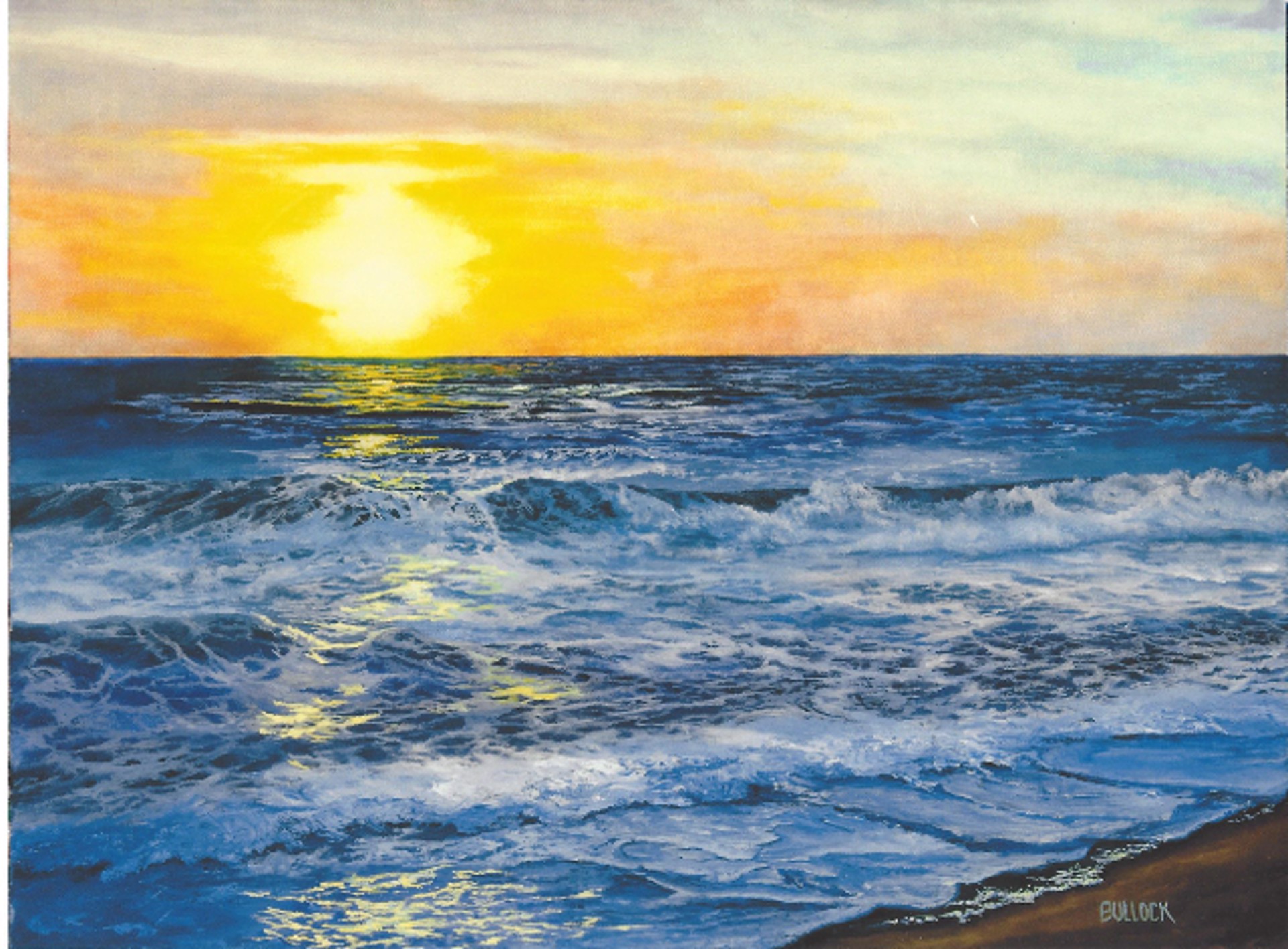 Sunrise, Melbourne Beach by Michiel Bullock