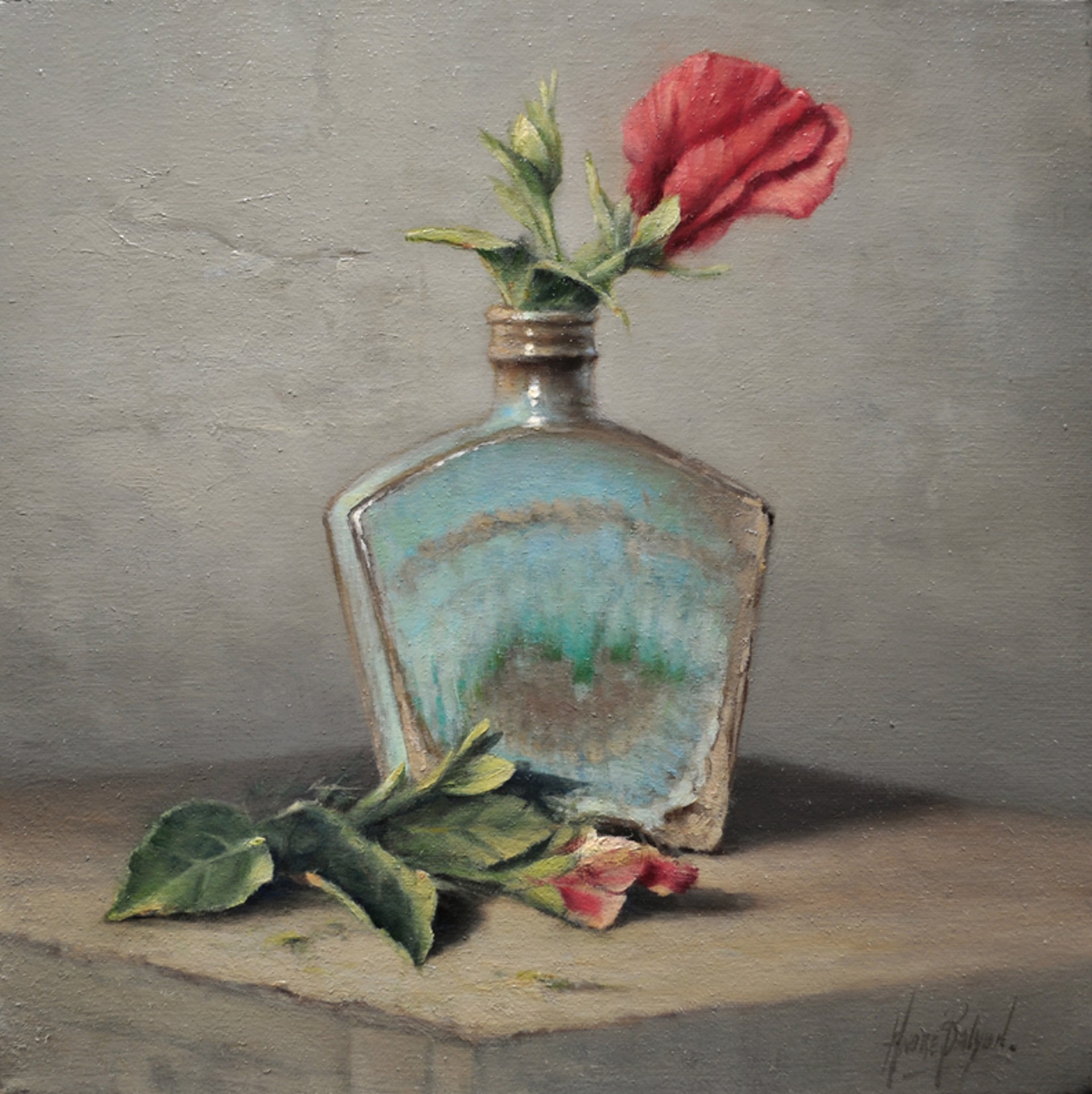 Pottery and Hibiscus by André Balyon