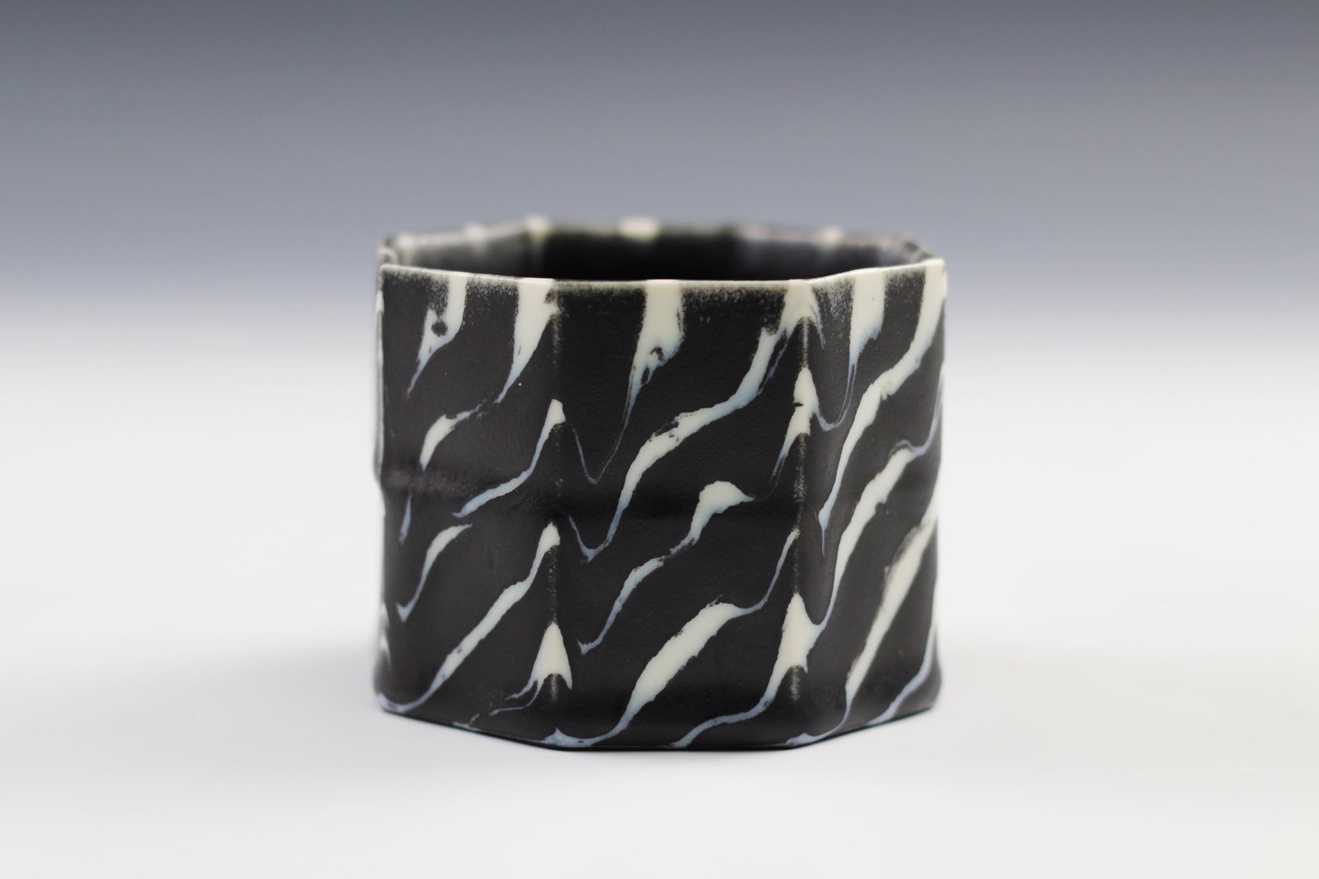 Faceted Marbled Cup by Daniel Garver