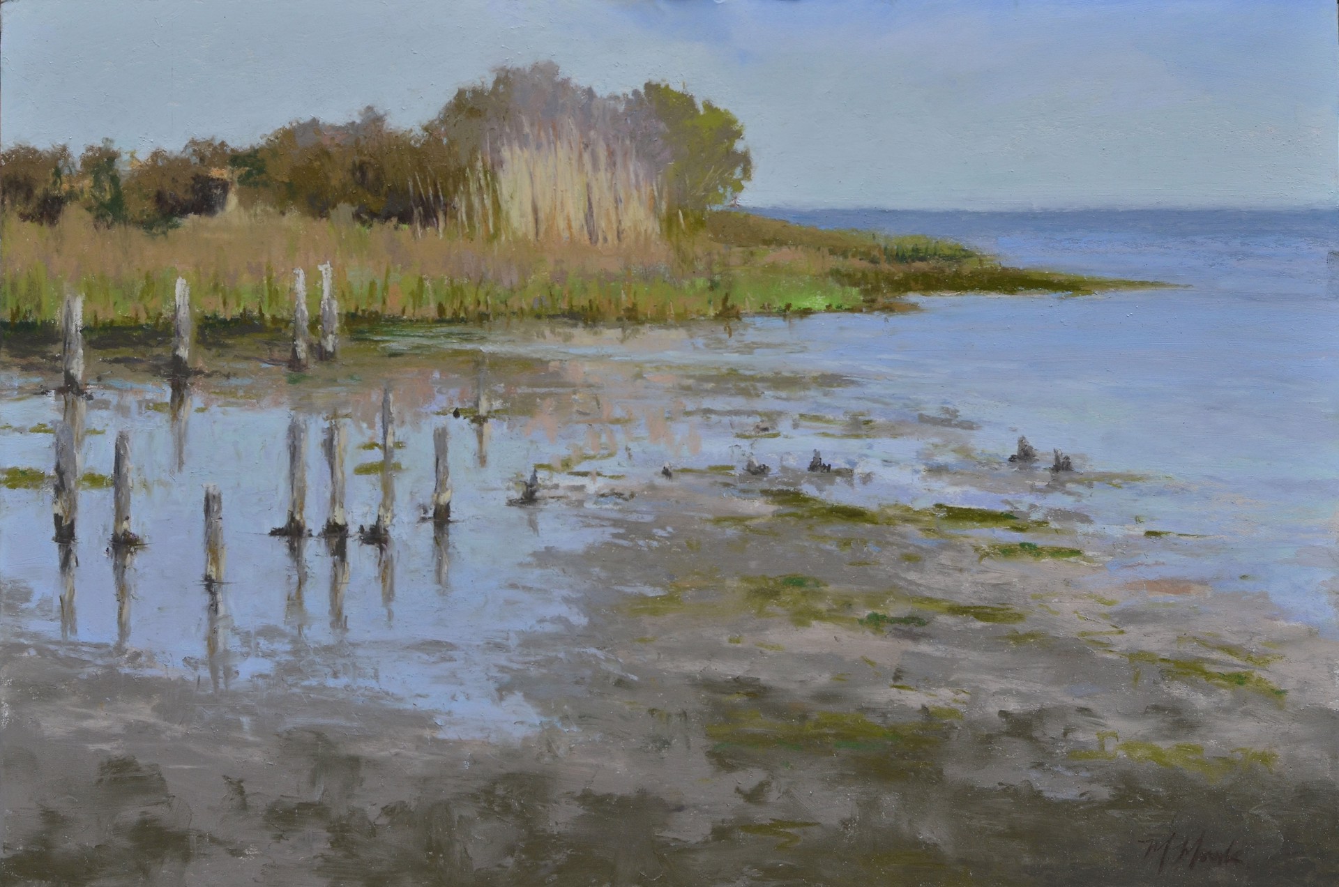 Lake Pontchartrain, Low Tide by Mary Monk