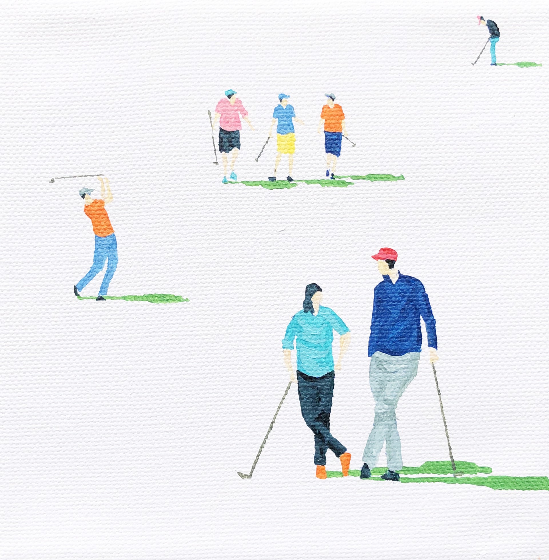 Golfers Nano 11 by Stephanie Ho