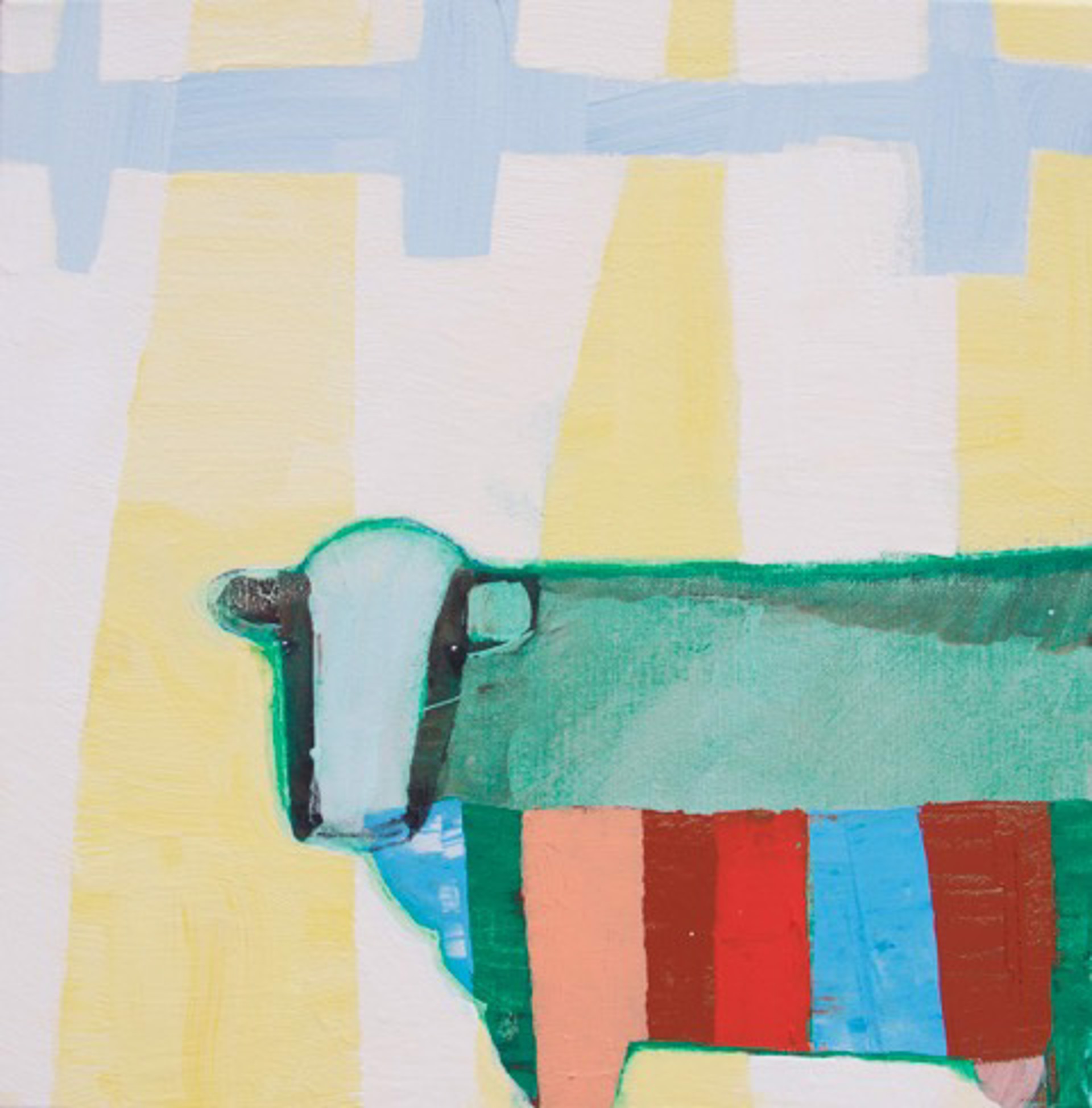 Green Cow by Wendeline Simpson Matson