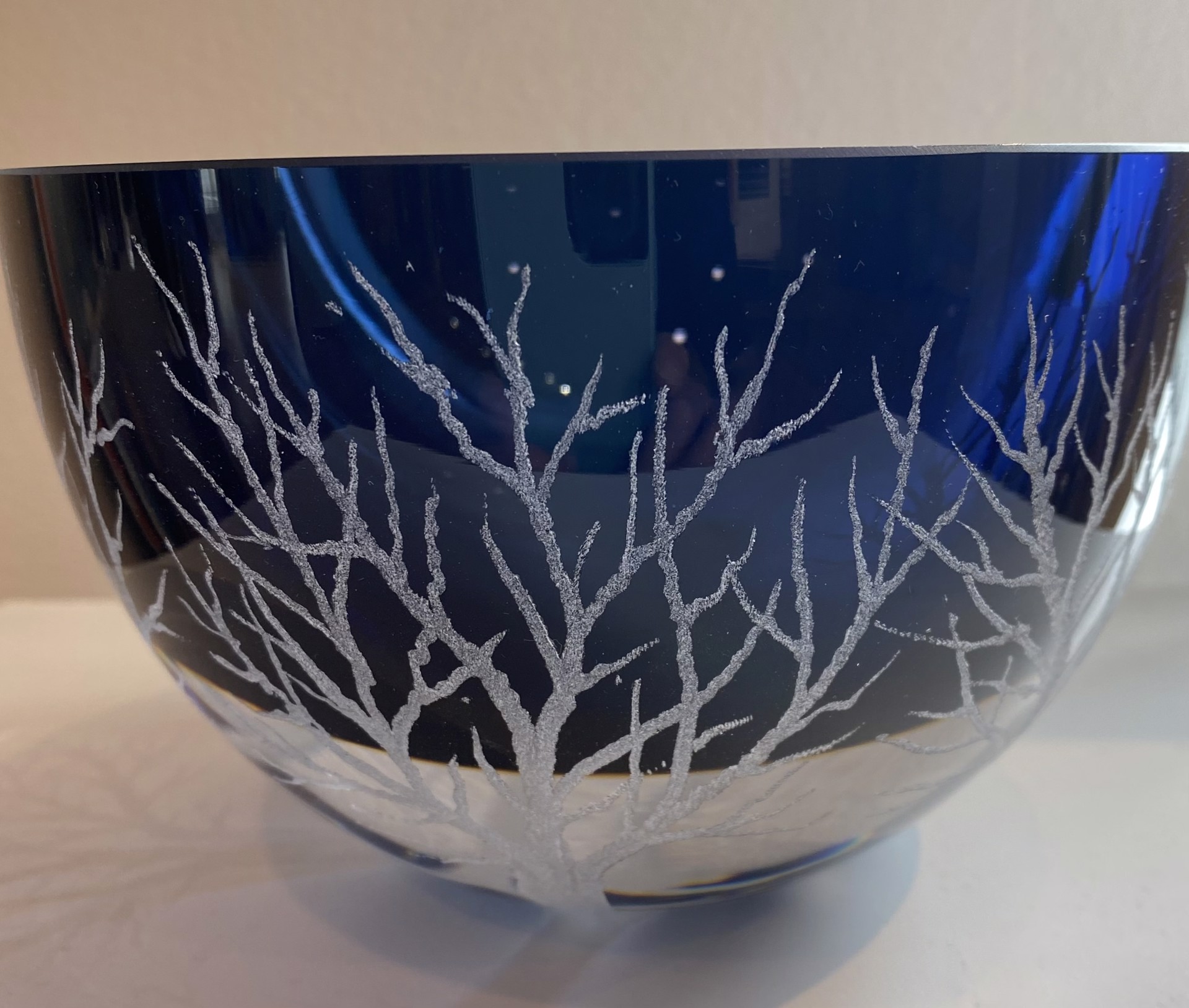 Winter Bowl  (blue) by Raimundas Lapsys