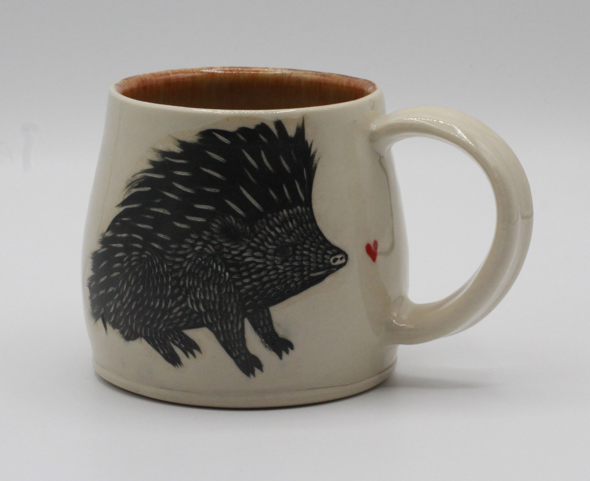 Porcupine Handle Mug by Christine Sutton