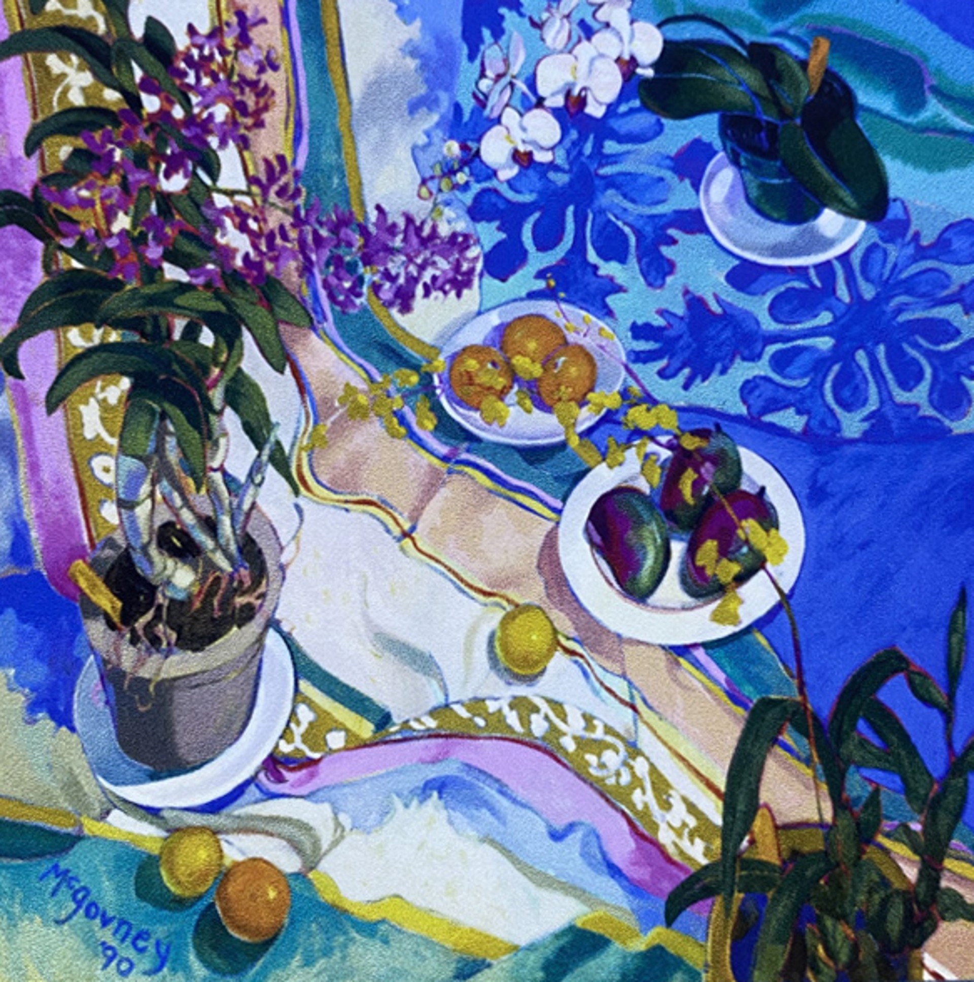 Purple Orchid by Susan McGovney Hansen