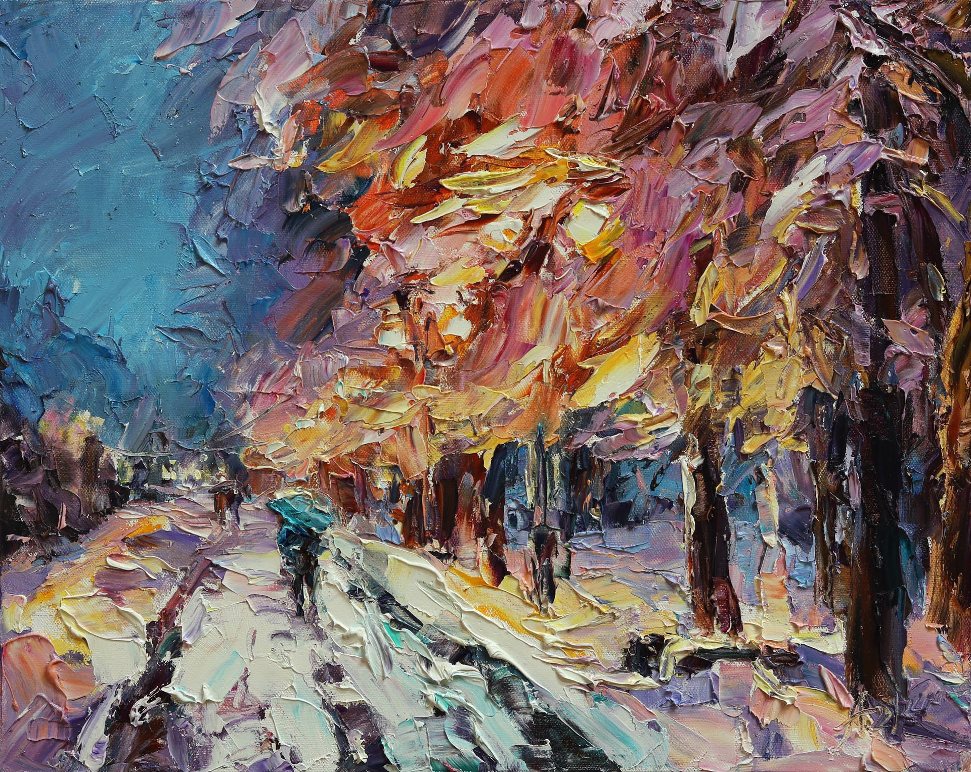Winter Etude by Lyudmila AGRICH