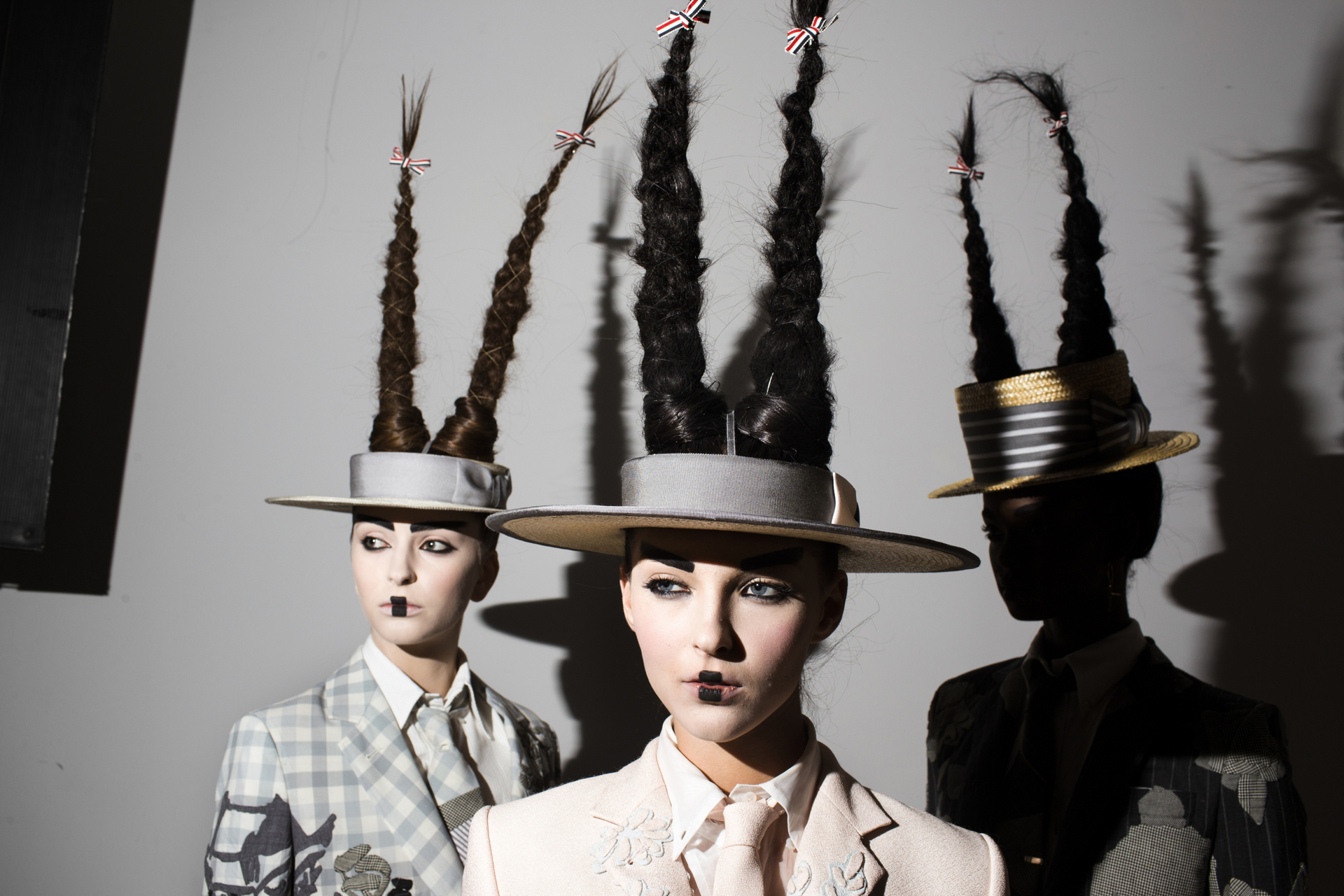 Thom Browne (Hats and Hair) by Landon Nordeman