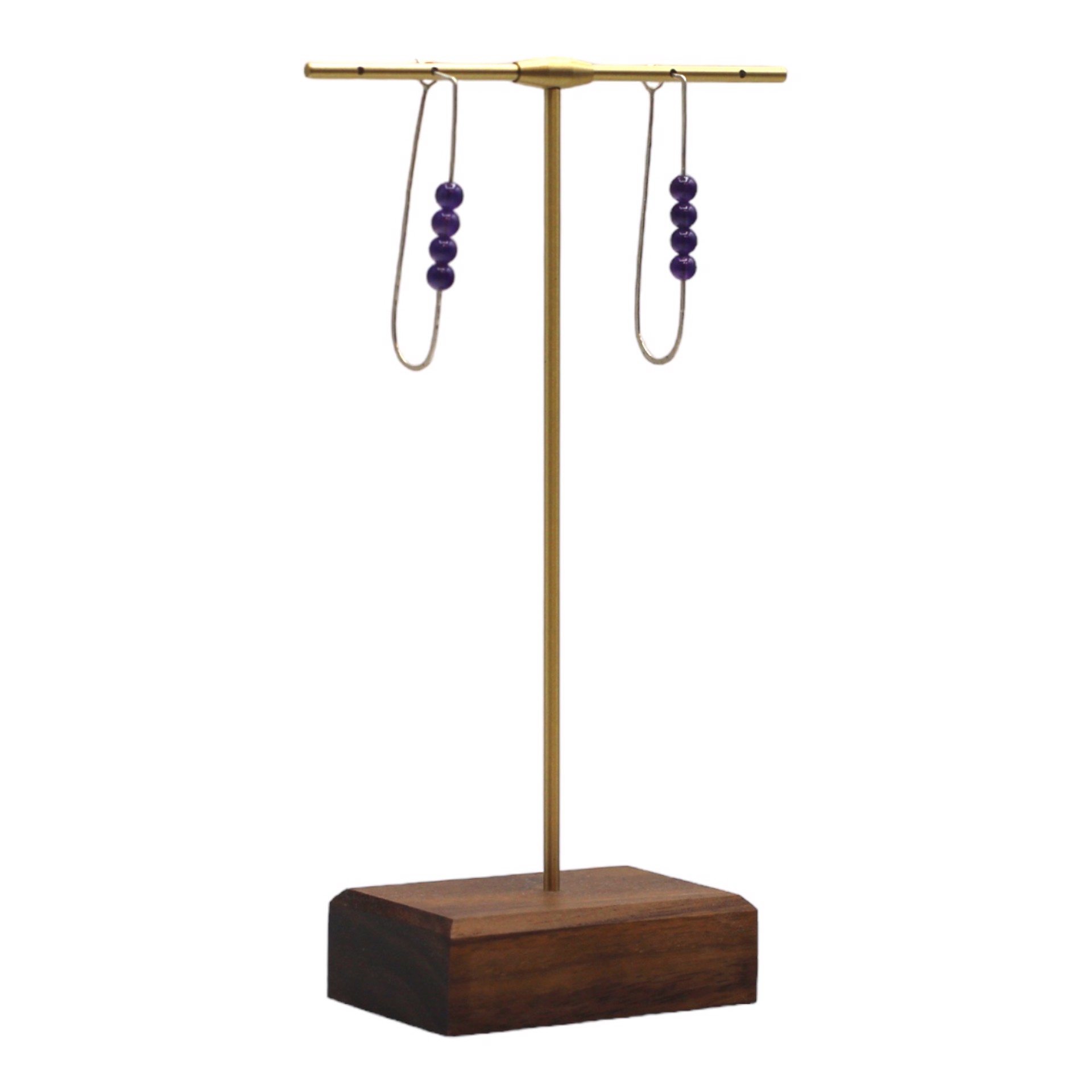 Amethyst Drop Earrings by Sadee Crum