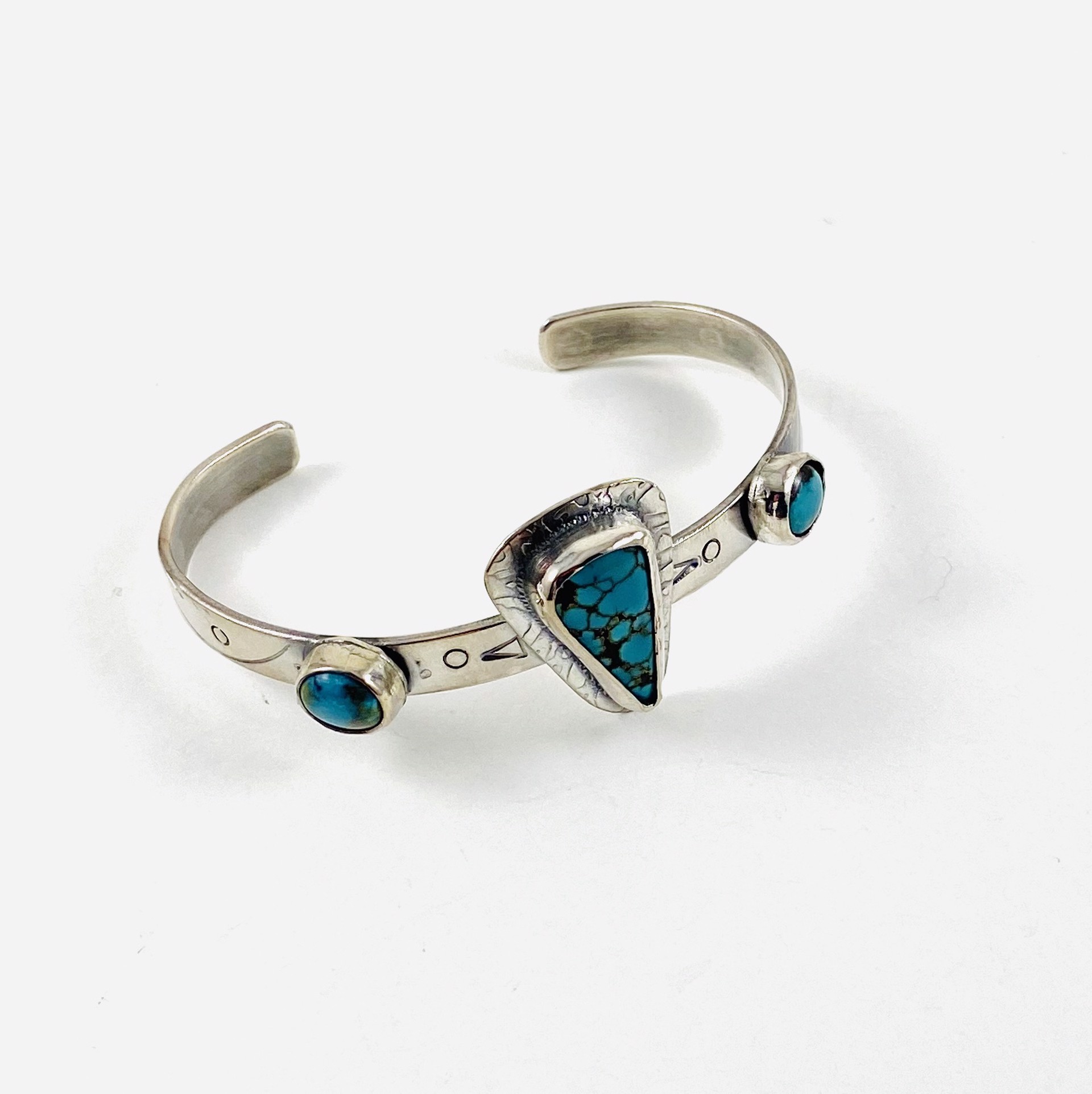 AB20-23 Turquoise Cuff Bracelet by Anne Bivens
