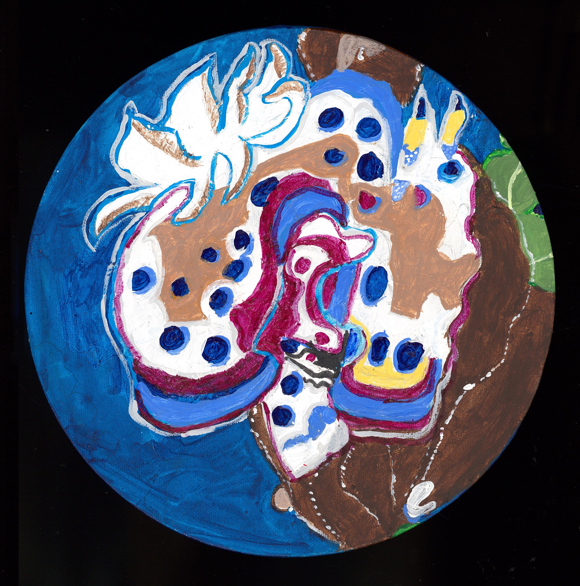 Goniobranchus Kunie Sea Slug by Vanessa Monroe