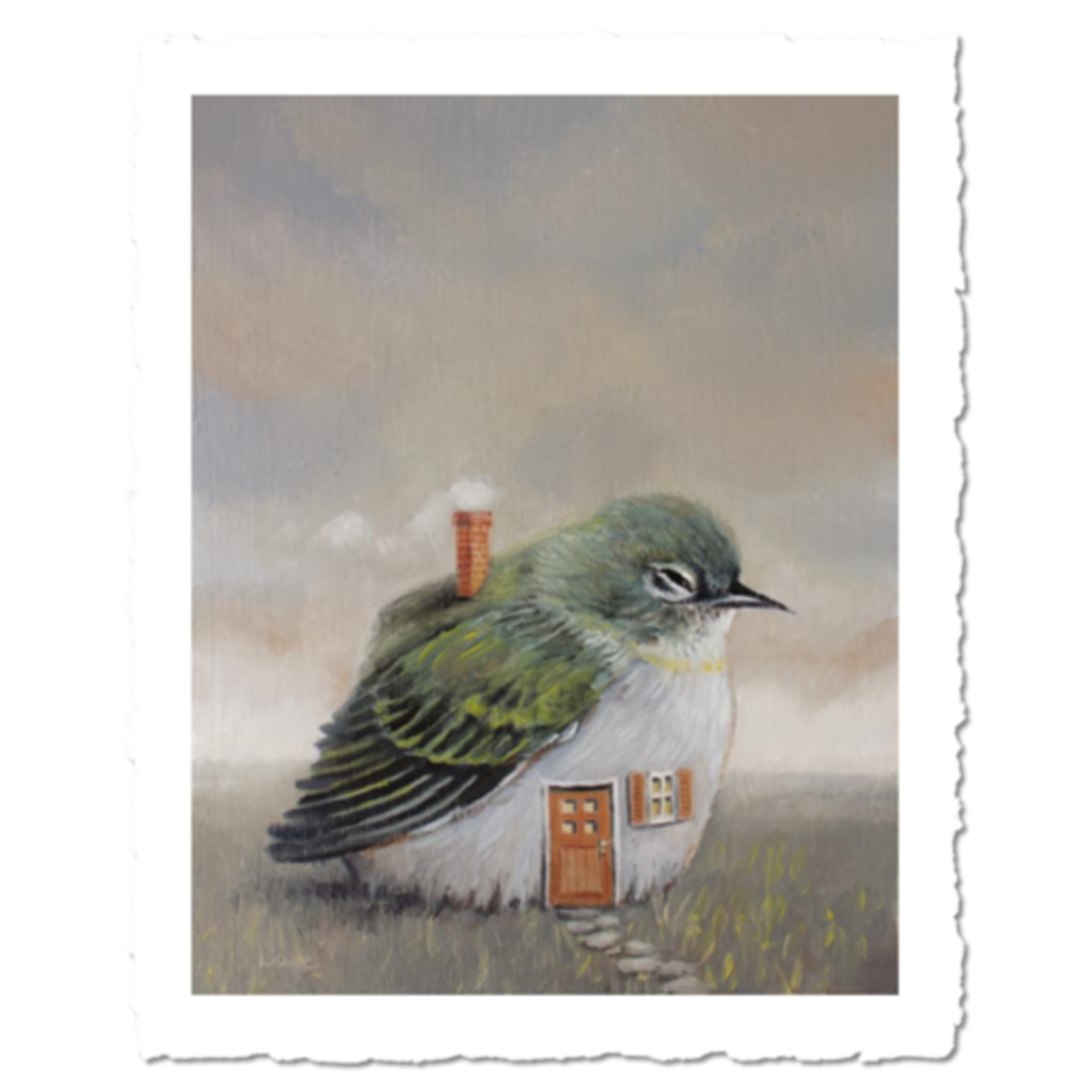Birdhouse Giclee by Liese Chavez
