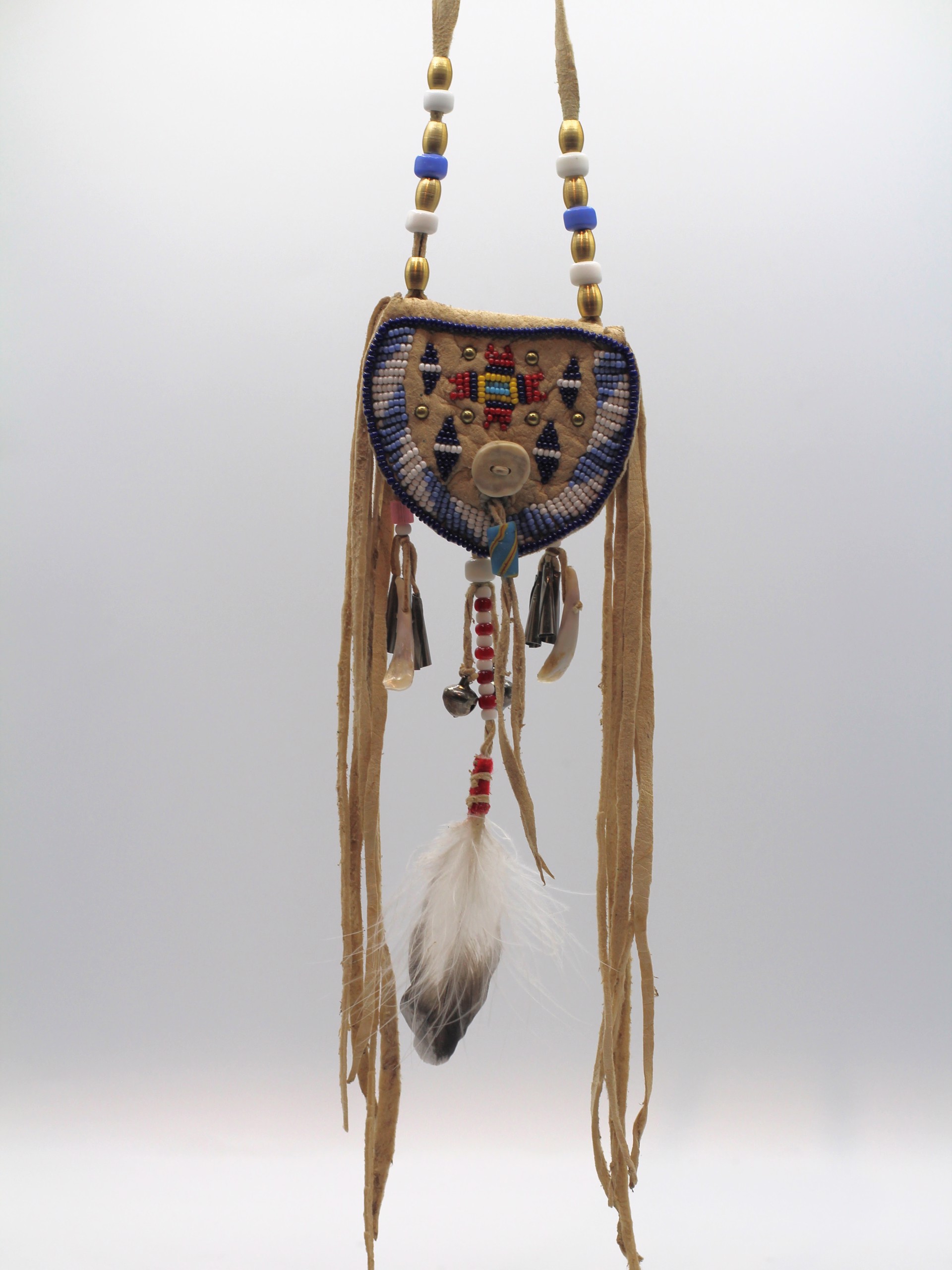 Plains Indian Warrior 'Medicine Pouch' by Mark Collins