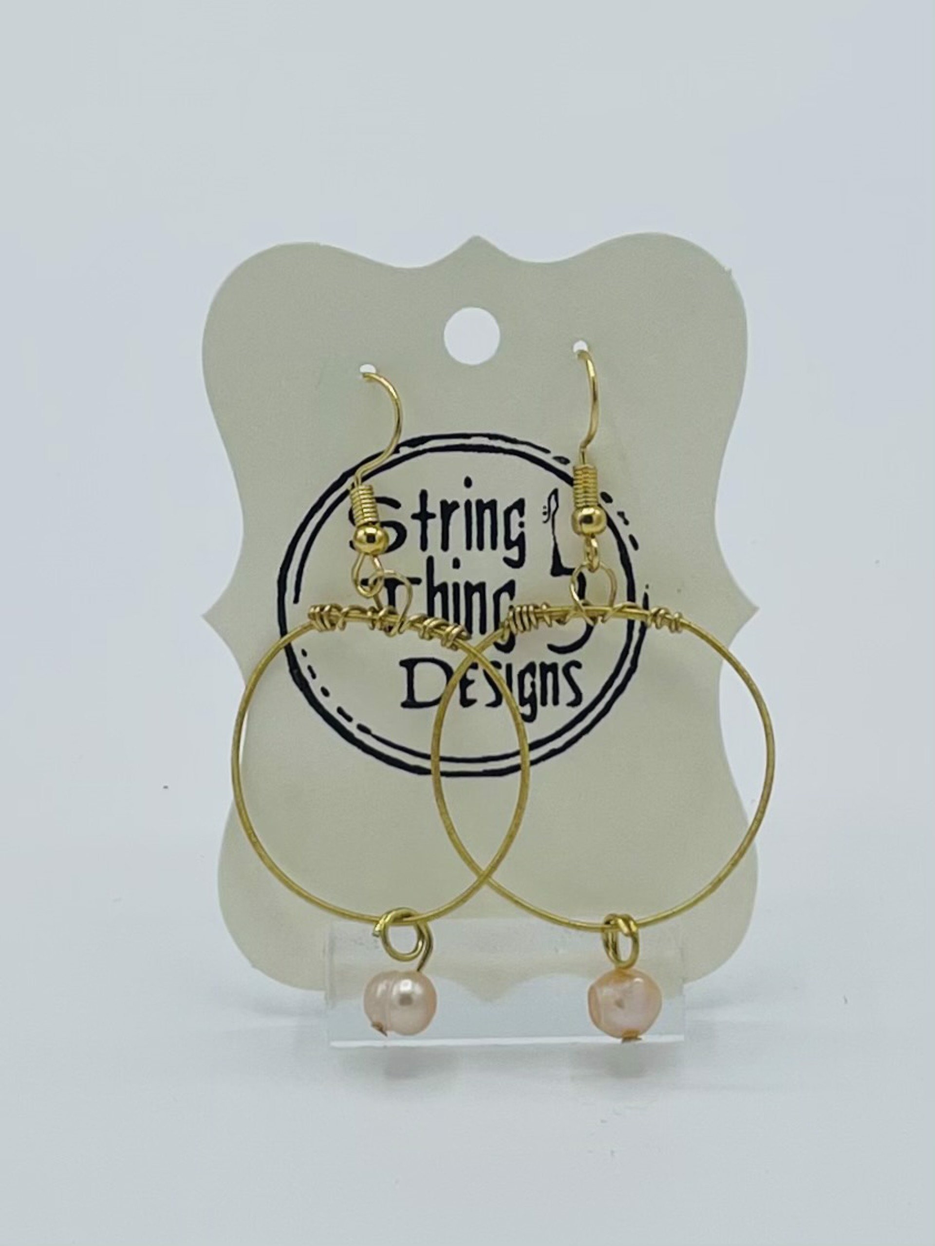 Guitar String Earrings  by String Thing Designs