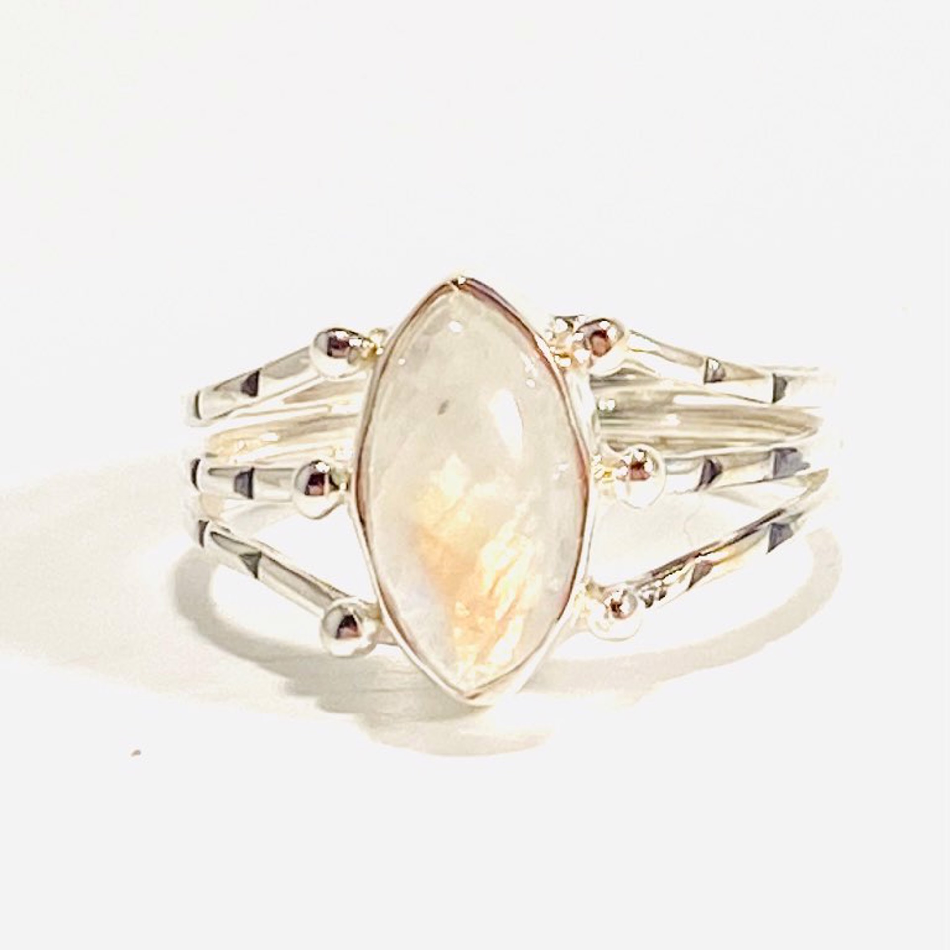 Marquis Moonstone Ring LIMITED SIZES MONSR-3284 by Monica Mehta