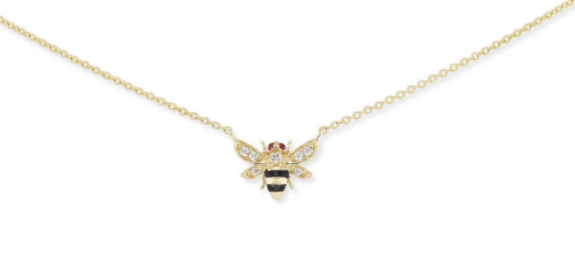Bee Charm Necklace by Ana Katarina