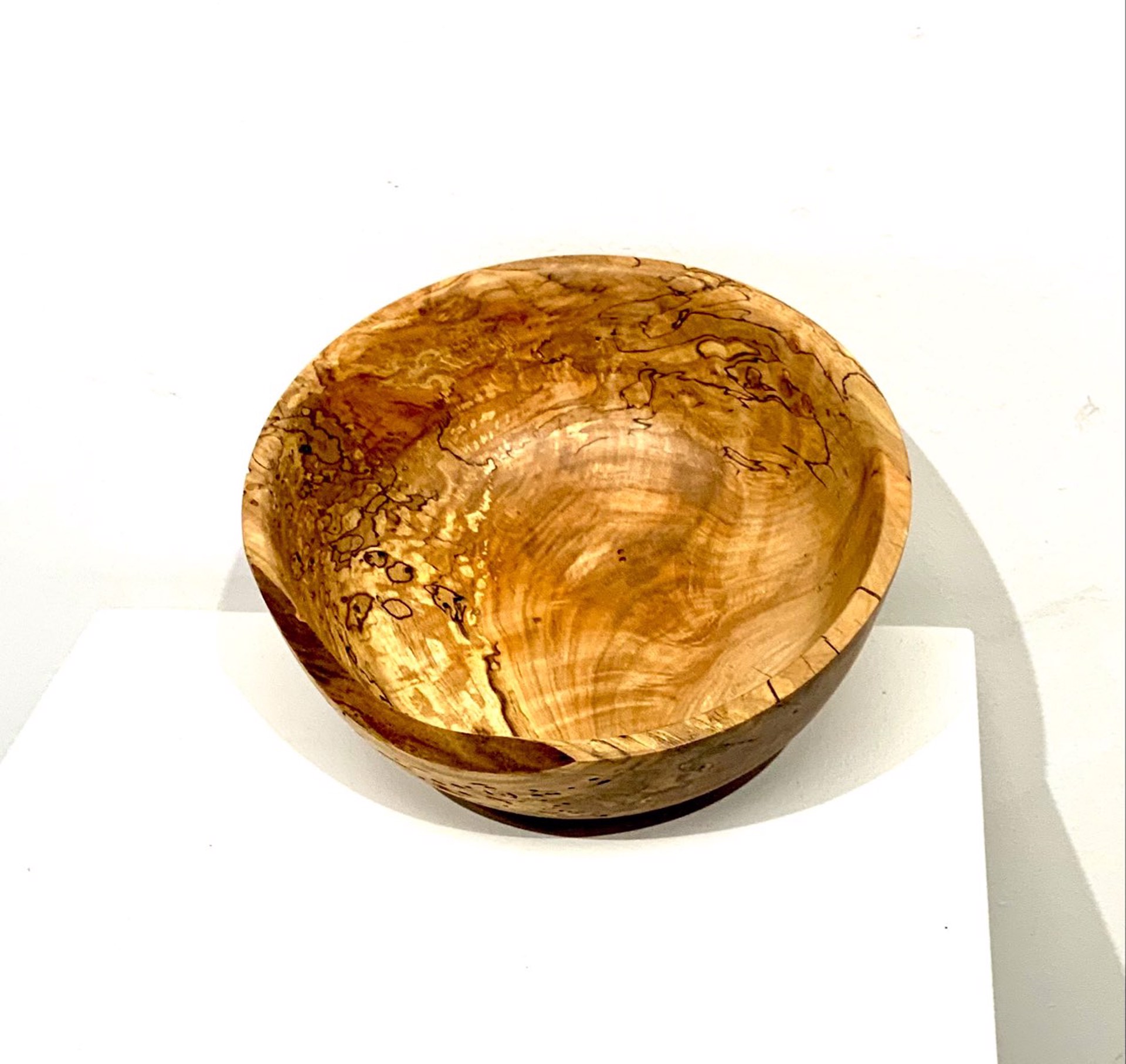 Wormy Spalted Chestnut Bowl by Tom Leazenby