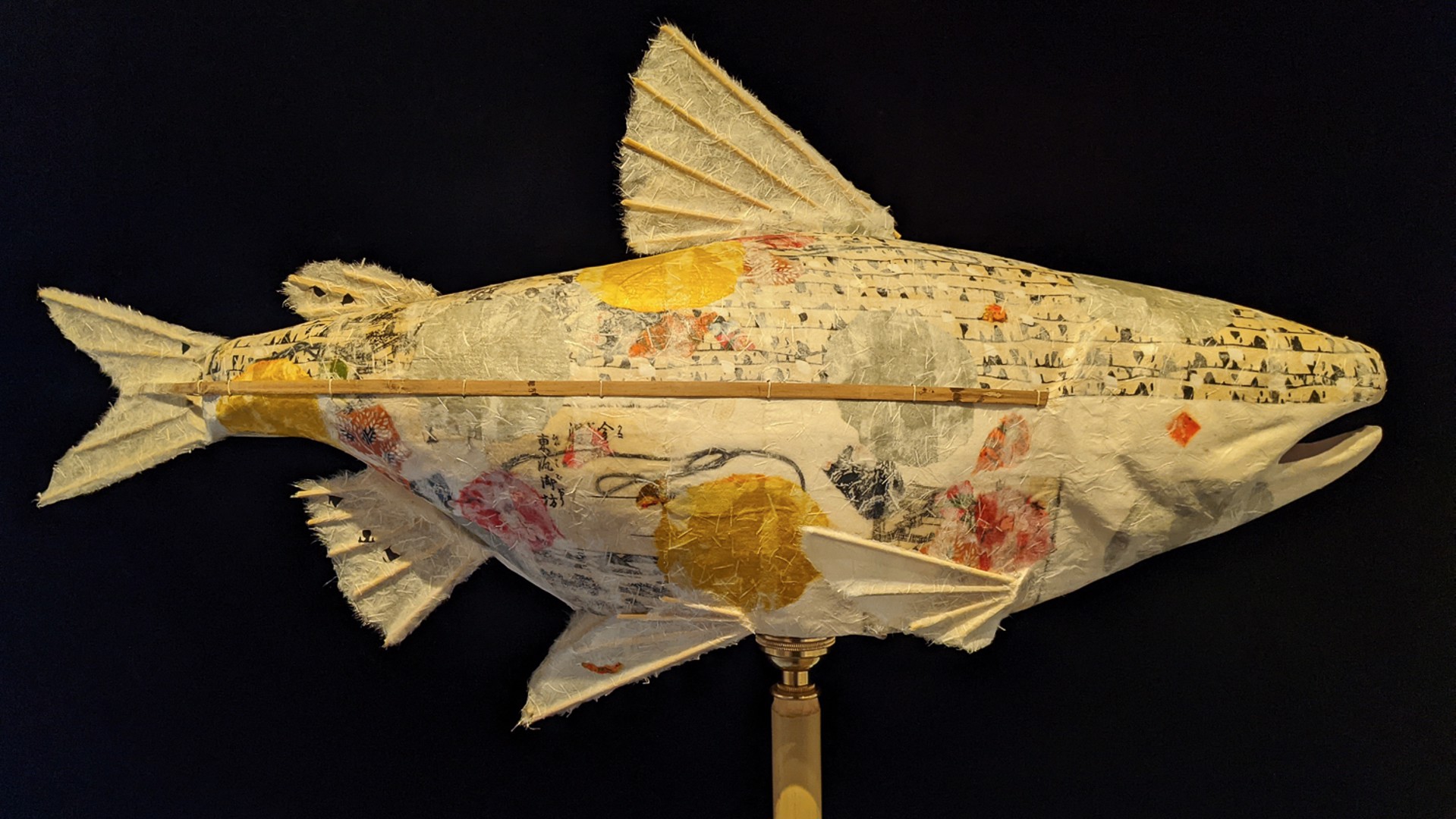 Silver and Gold Sparrow Salmon by Elaine Hanowell