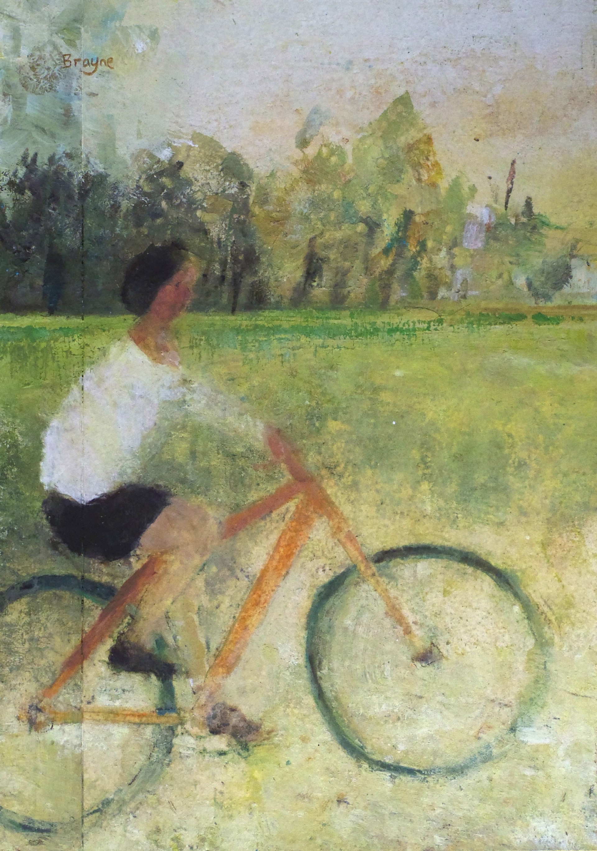 Cyclist by David Brayne R.W.S.