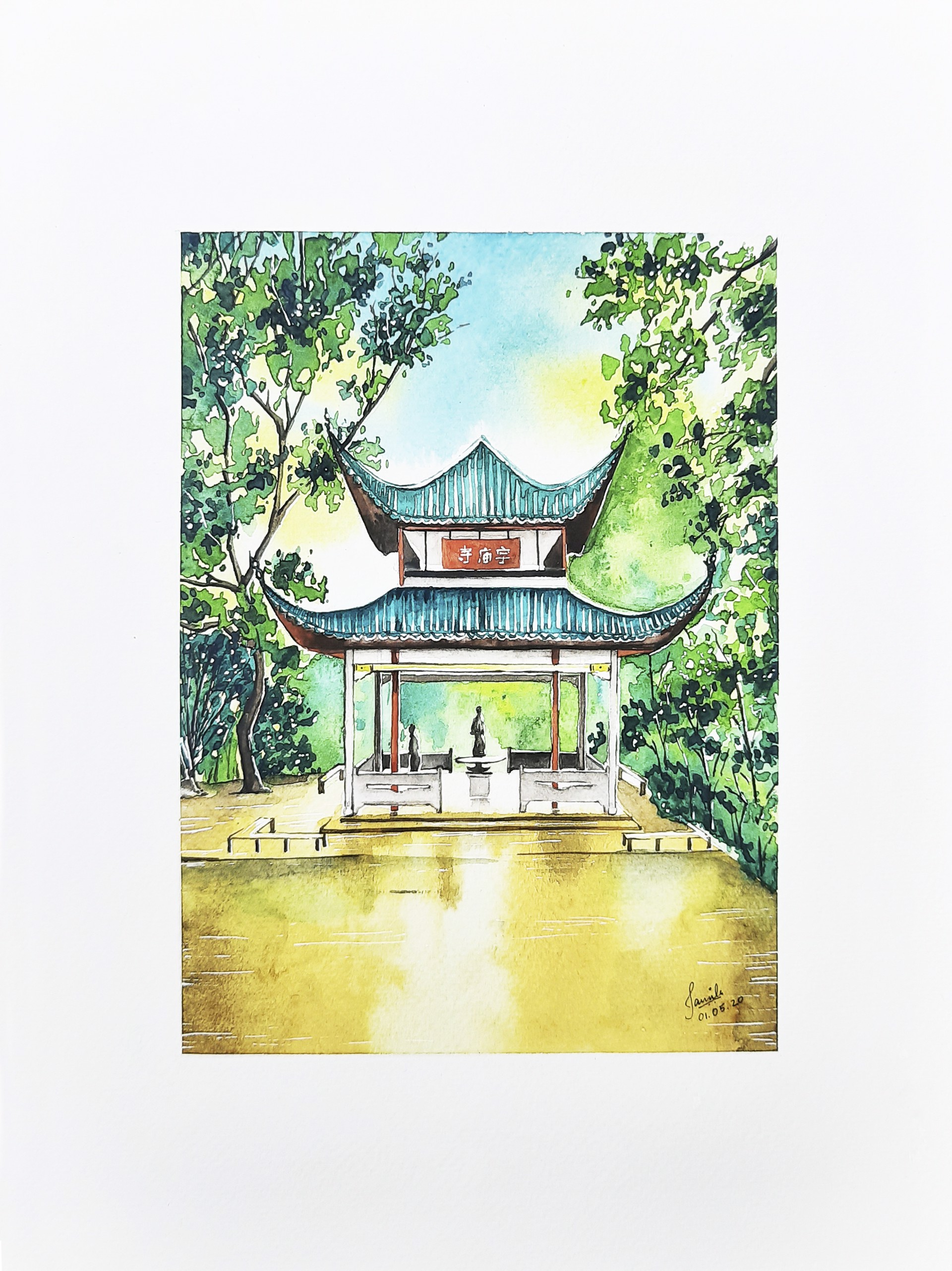 Aiwan Pavilion, Hunan by Jamila Kapdawala