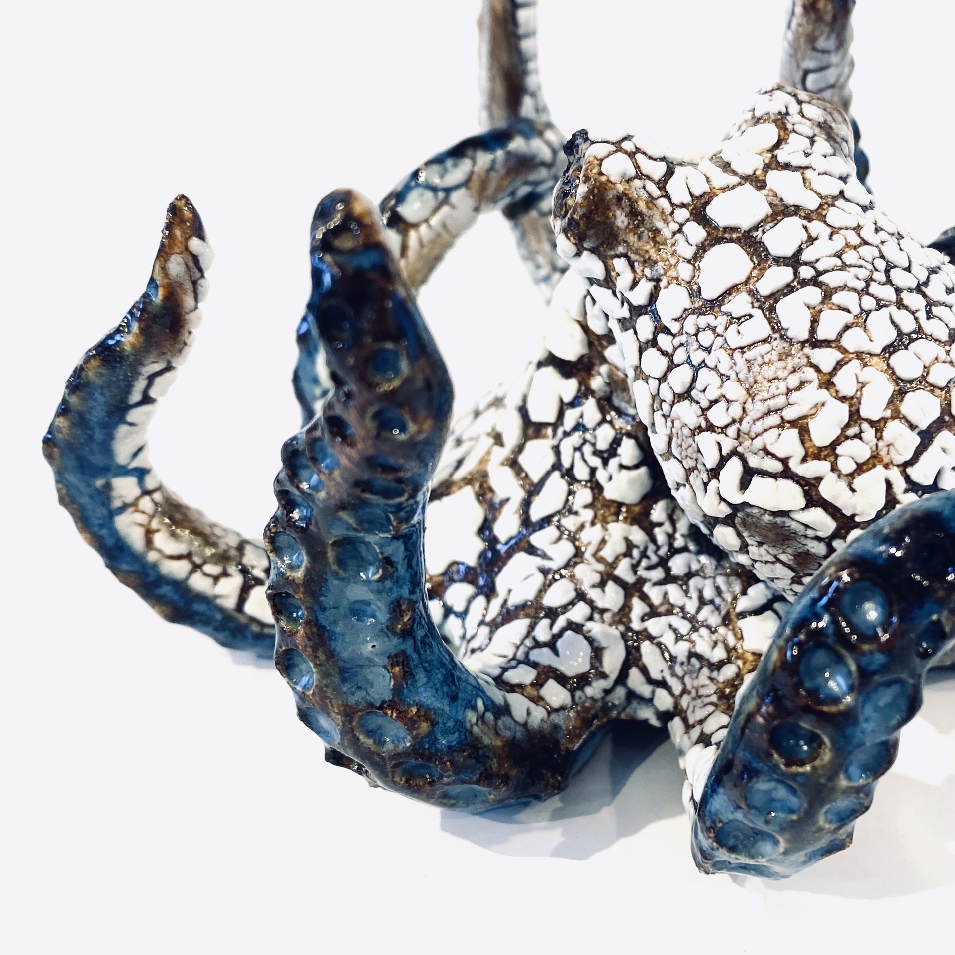 Mini Table Octopus, Ocean Blue SG23-66 by Shayne Greco