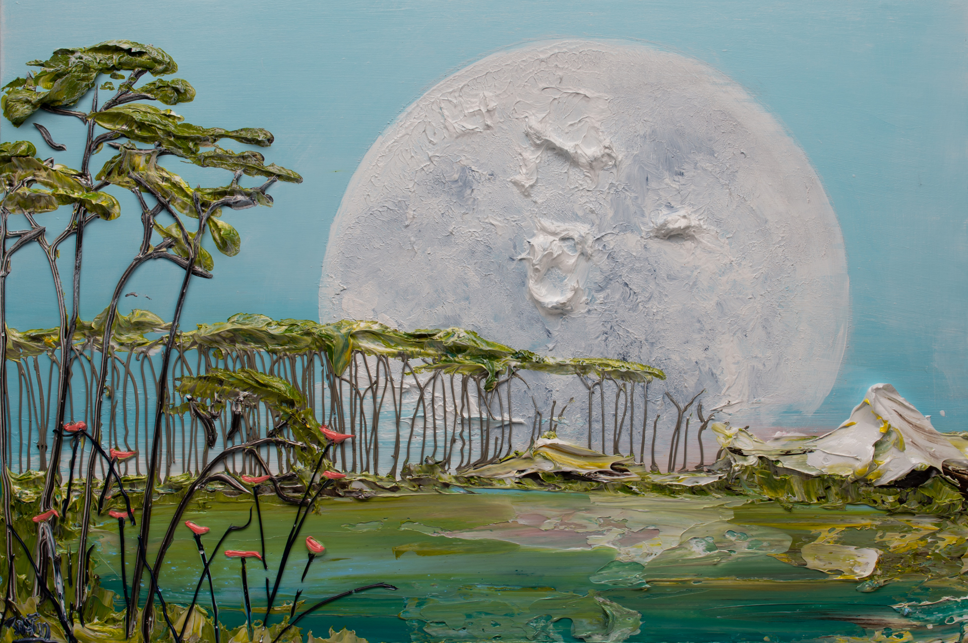 MOONSCAPE -MS-36X24-2019-237 by JUSTIN GAFFREY