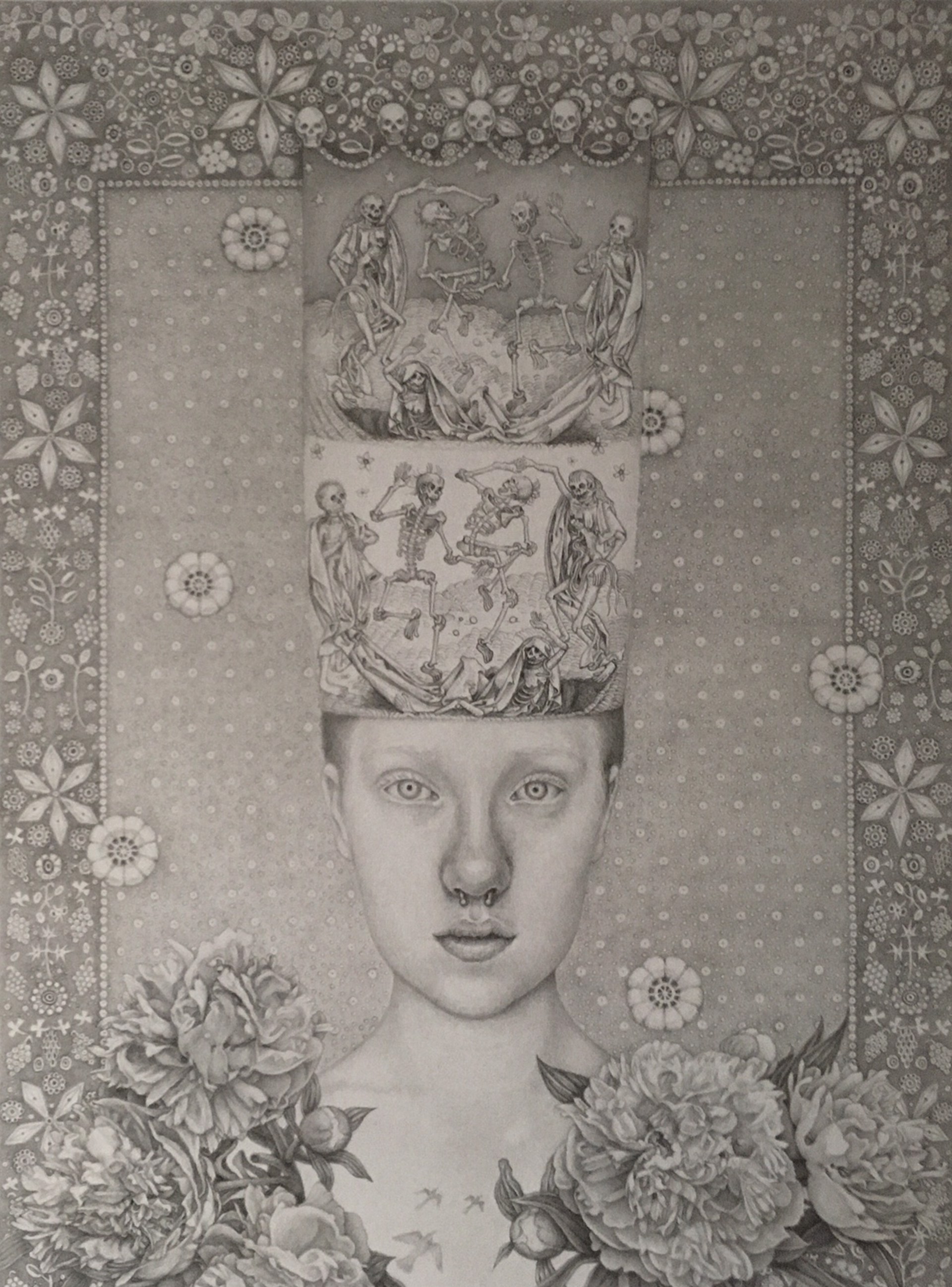 Infanta la Danza de la Muerte no. 2 (dance of death) by Chikako Okada