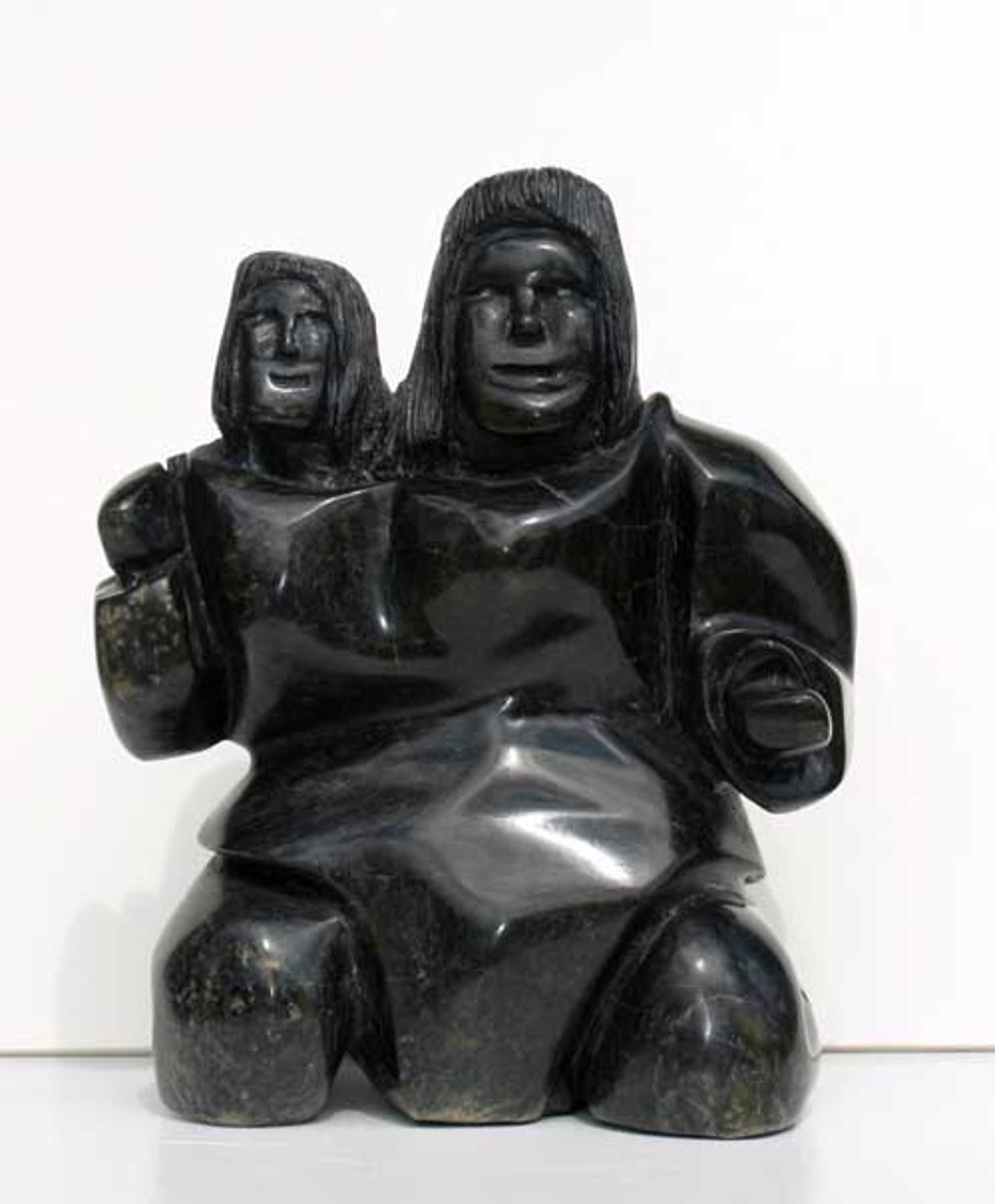 Inuit:Mother and Child by Qiatsuq Qiatsuq