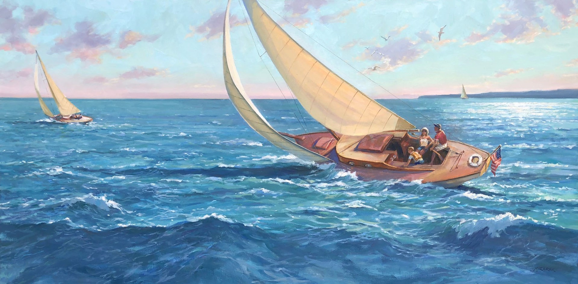 "Day Sail" by Leonard Mizerek