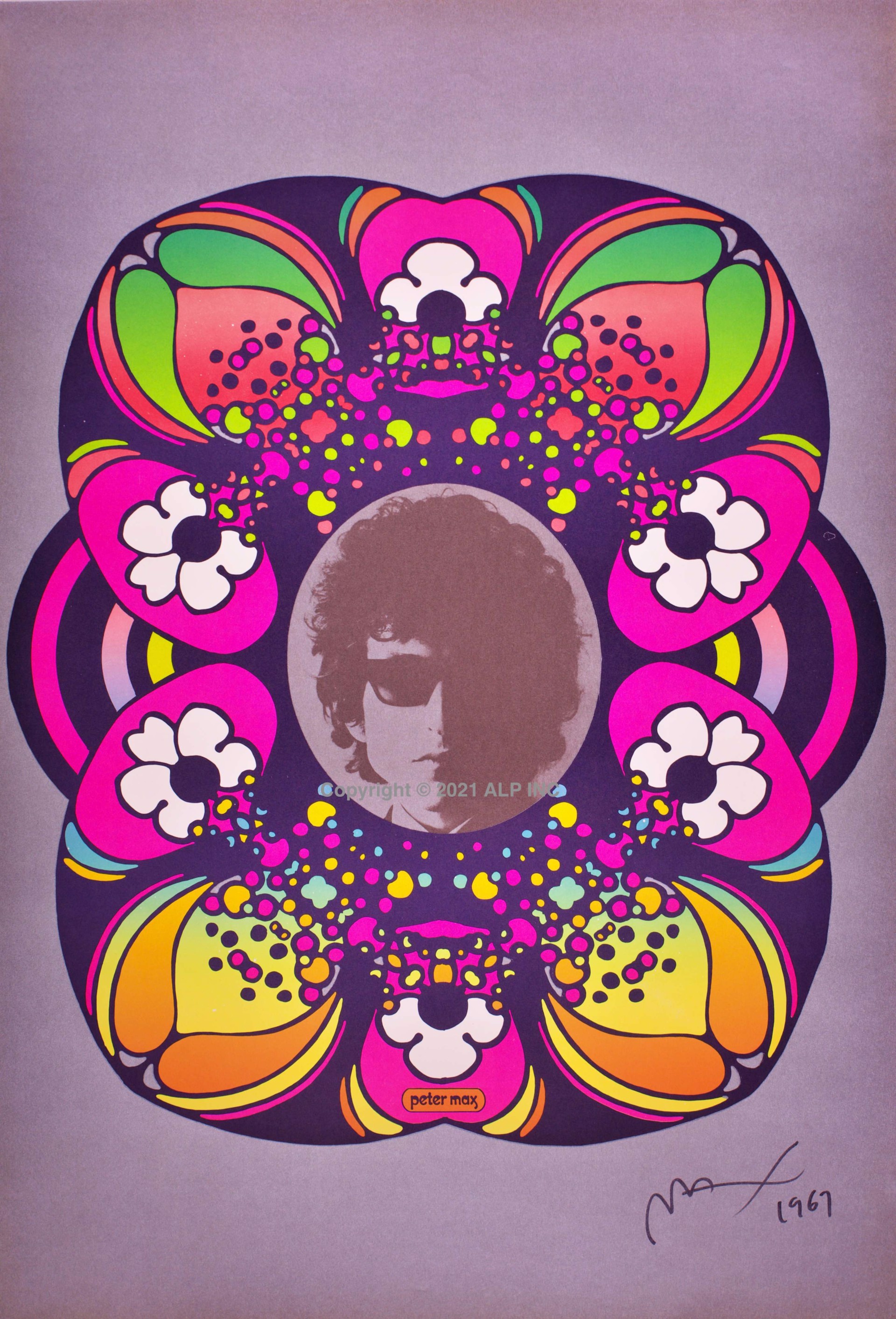 Bob Dylan by Peter Max