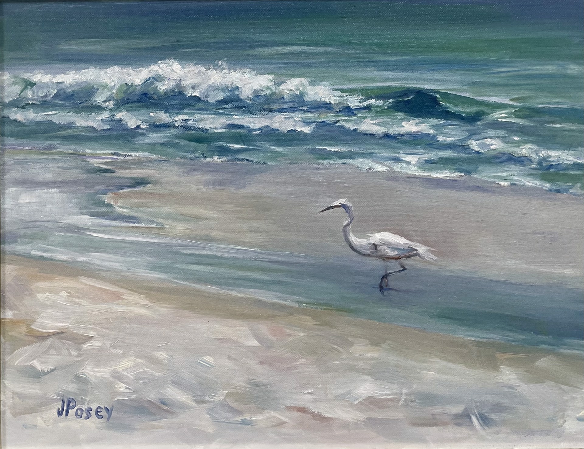White Heron by Jeany Posey