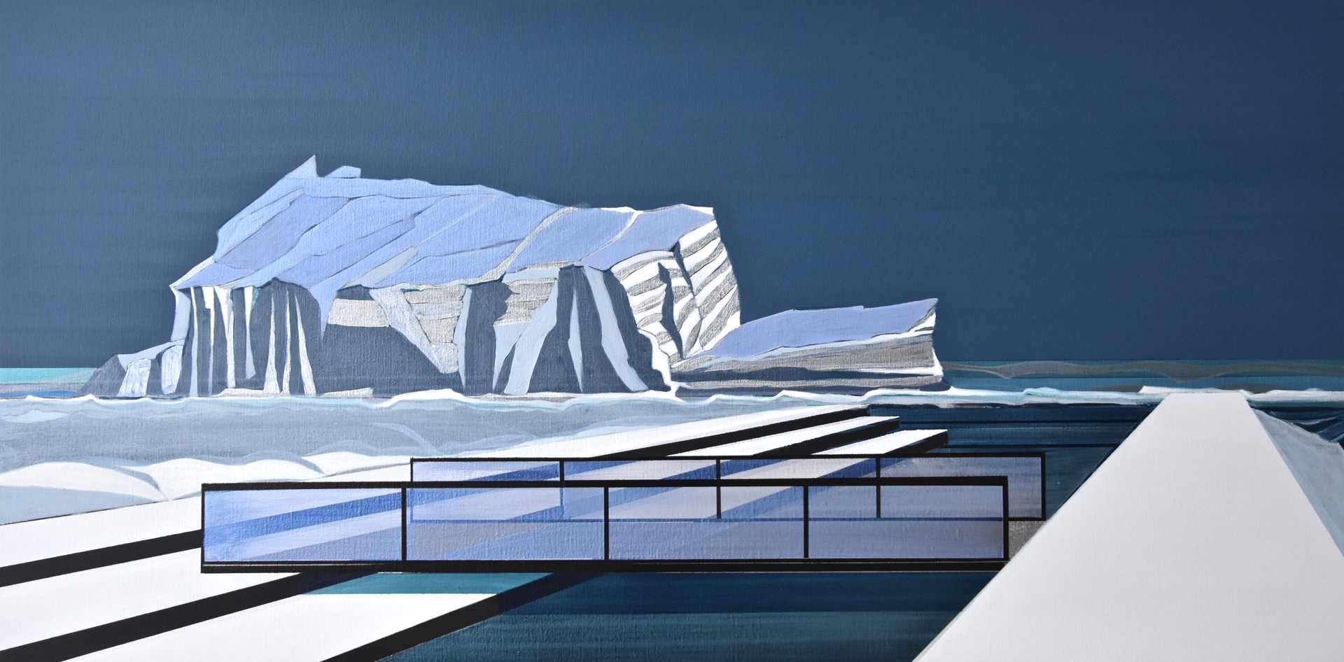 Glacier Bay Basin by Cecile van Hanja