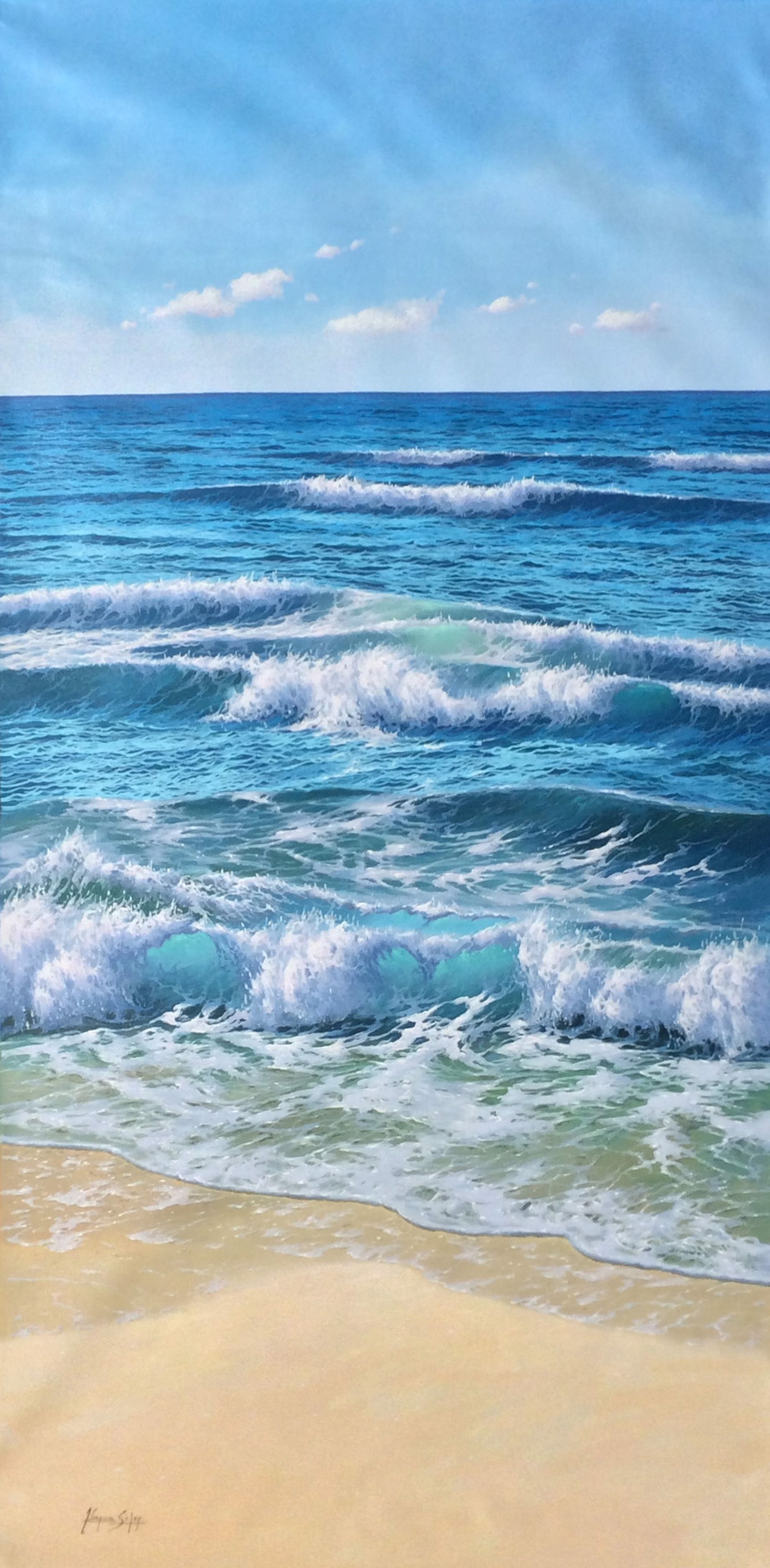 Waves Meet the Shore II by Antonio Soler