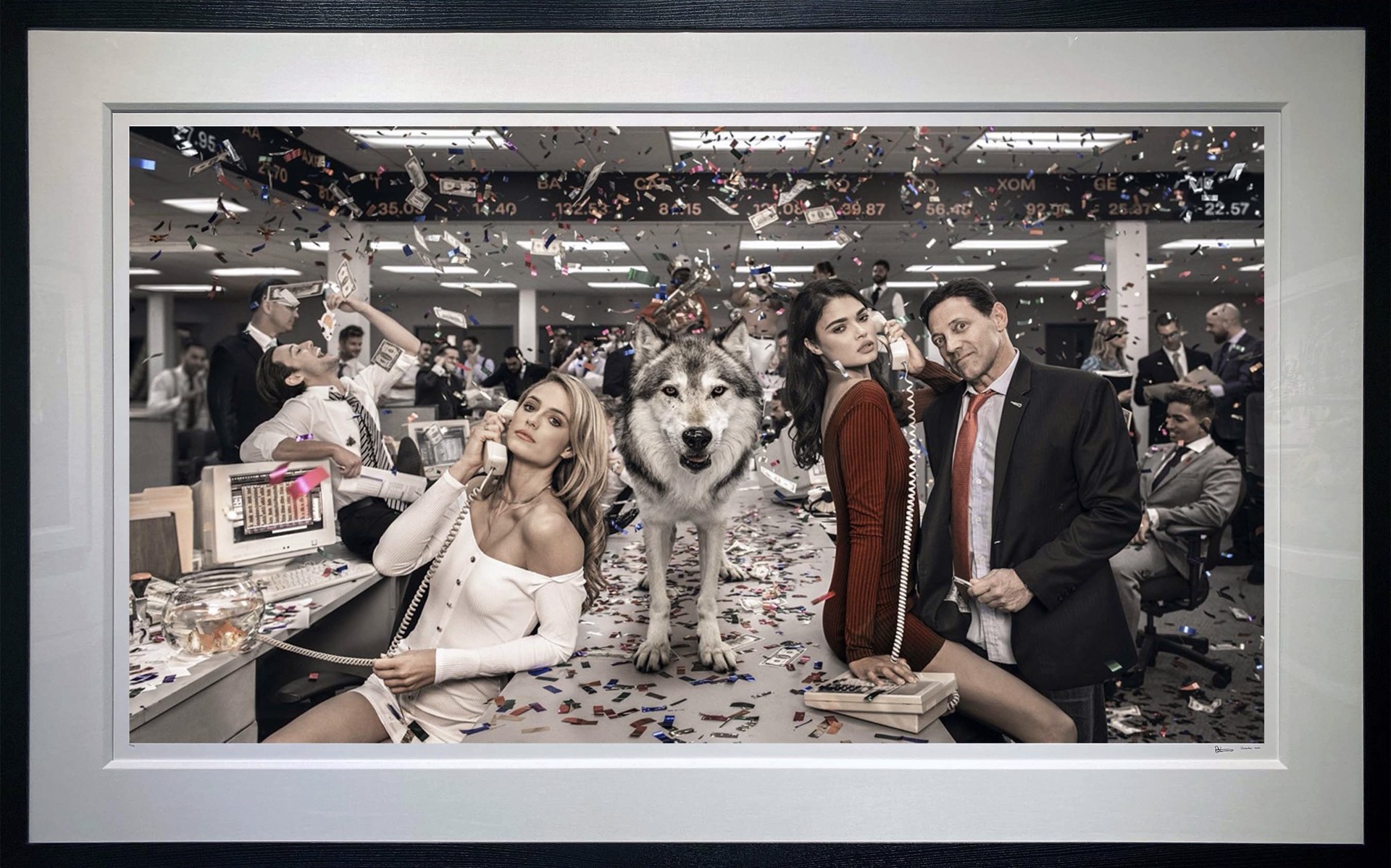 Wolves of Wall Street 2 (Color) by David Yarrow