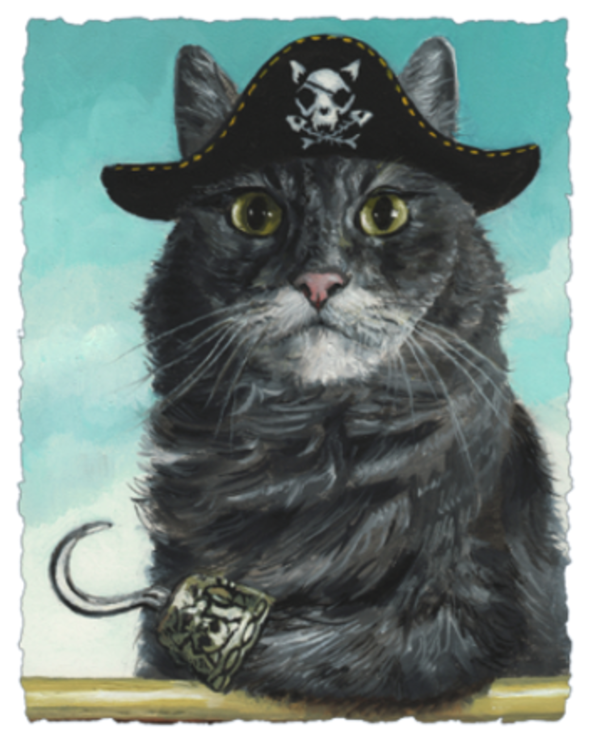 Captain Hooks (Giclee on Deckled Paper) G.O. by Liese Chavez