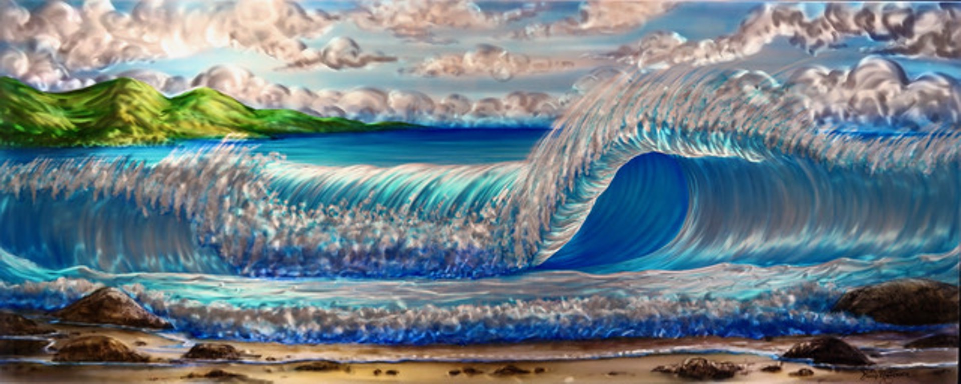 Aqua Paradise by Dennis Mathewson