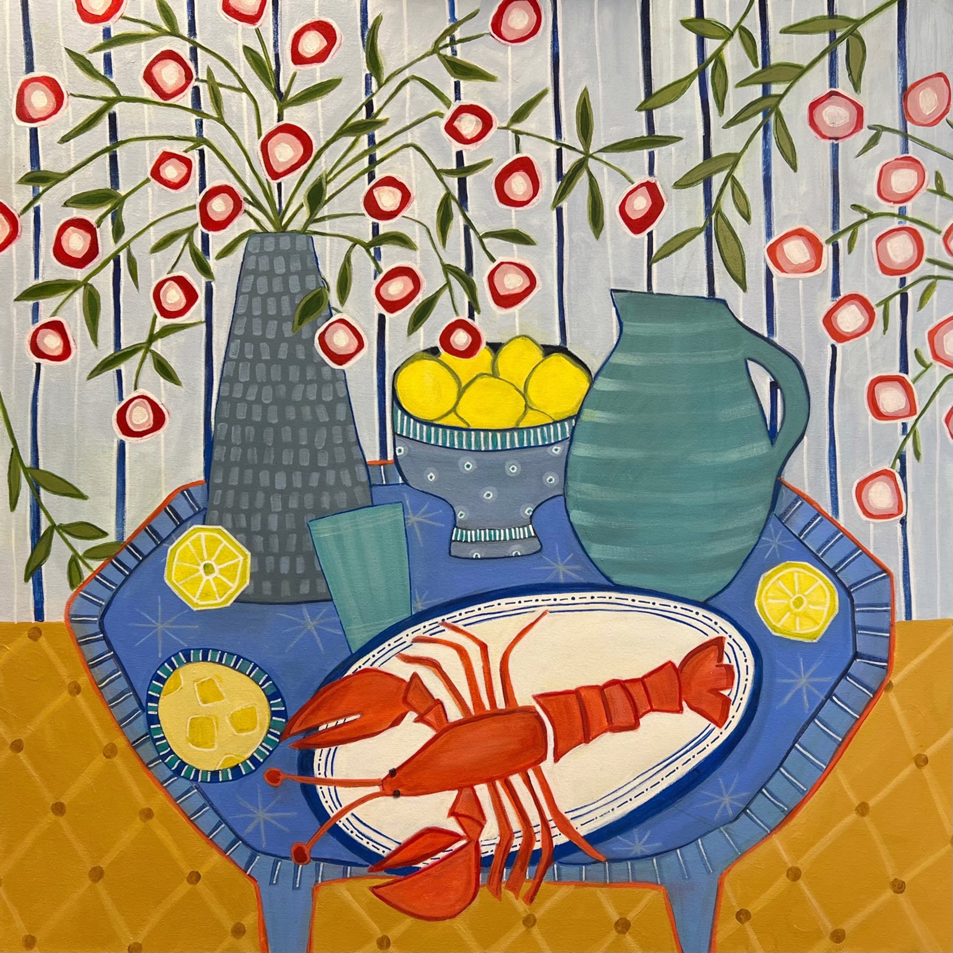 Lobster and Lemons by Joyce Grasso