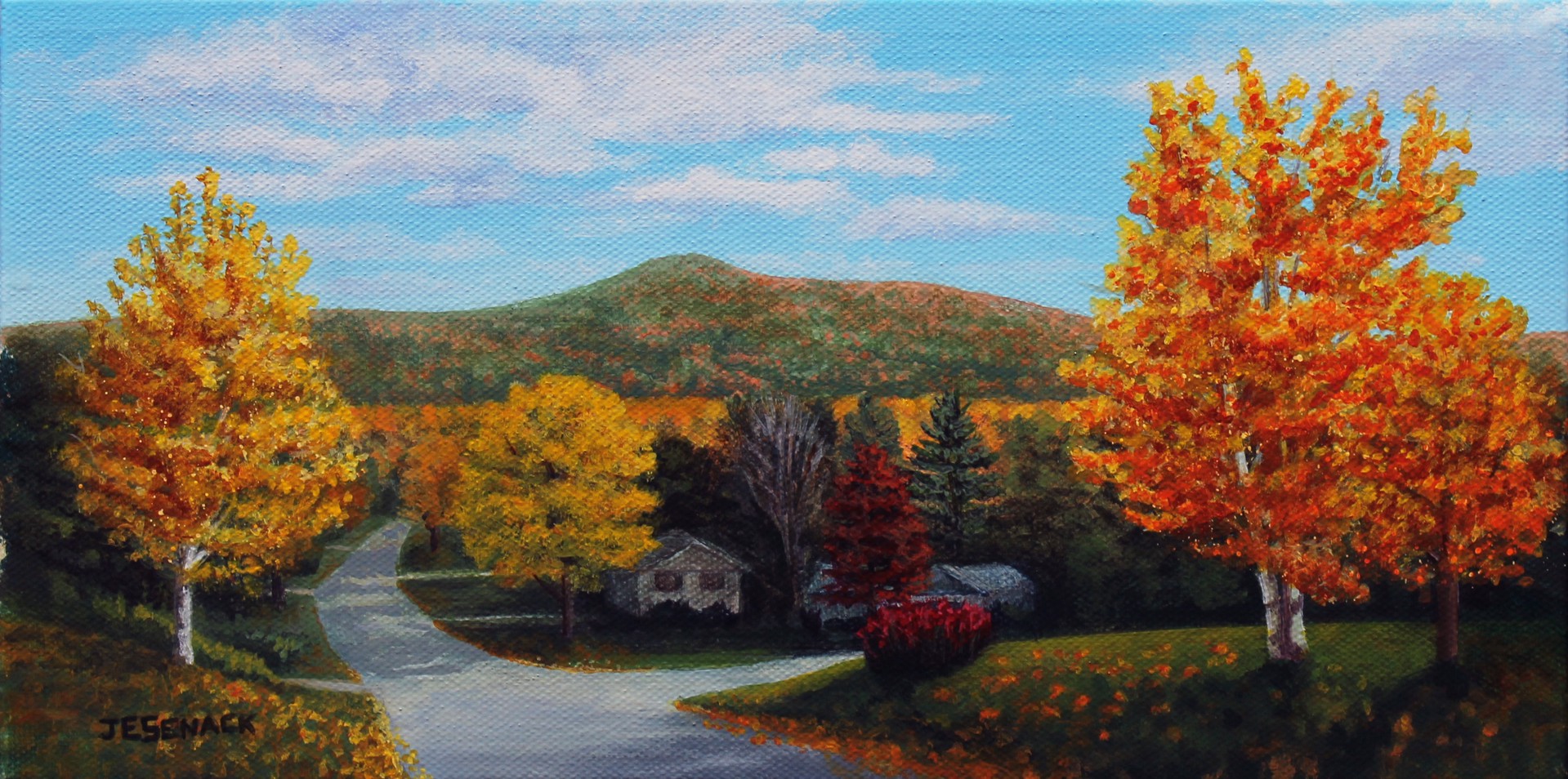 New England Autumn by J.Elaine Senack